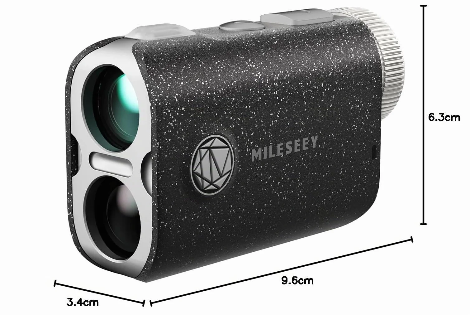 Haut de Gamme de Poche avec IP65 étanche, 1000 Yards telemetre Golf Rechargeable, 0.1S Rapide Drapeau de Verrouillage de Vibration pôle, telemetre Laser Golf (Black)