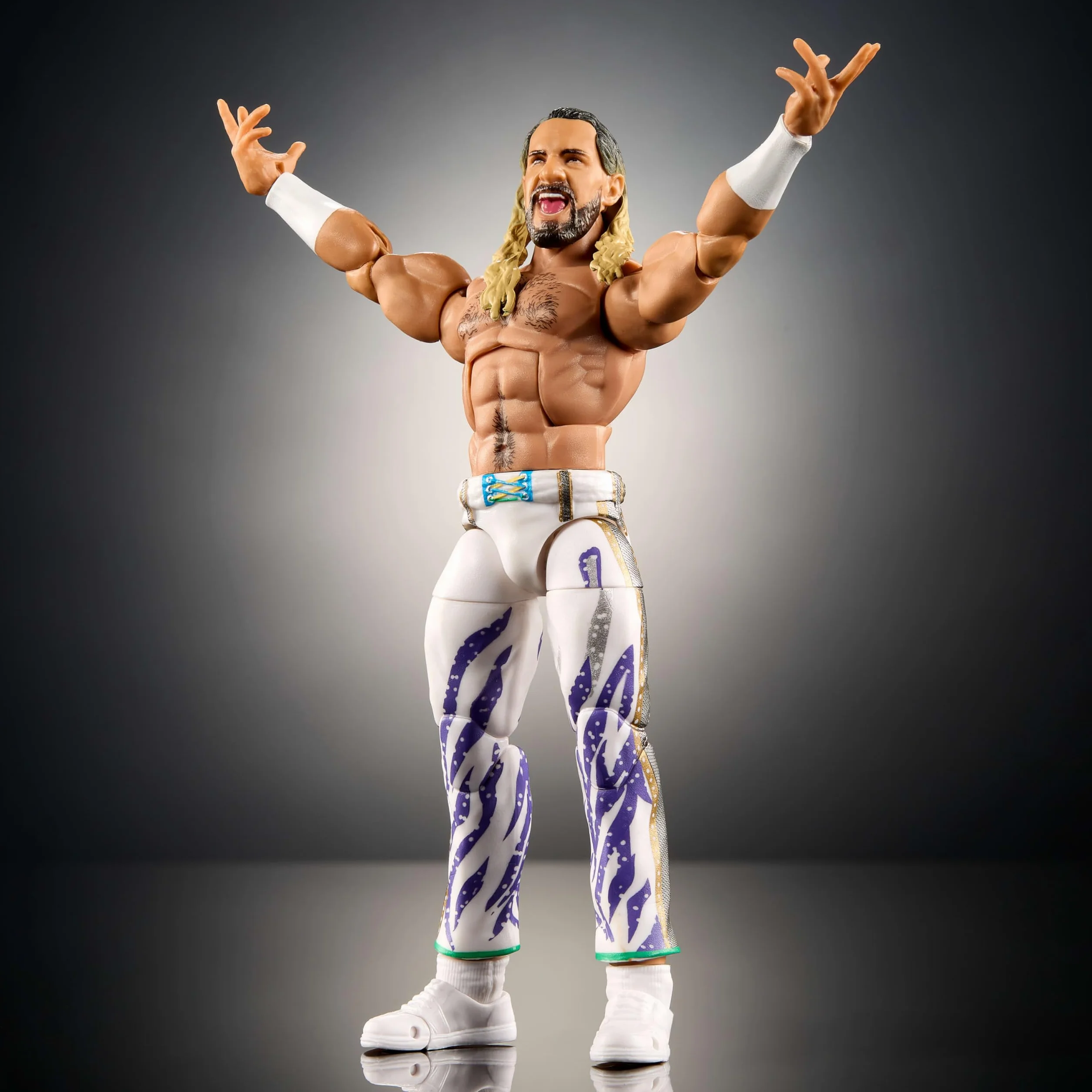 Mattel WWE Elite Figurine et accessoires, série #117 de 15,2 cm de collection Seth « Freakin » Rollins avec 25 points d'articulation et mains interchangeables