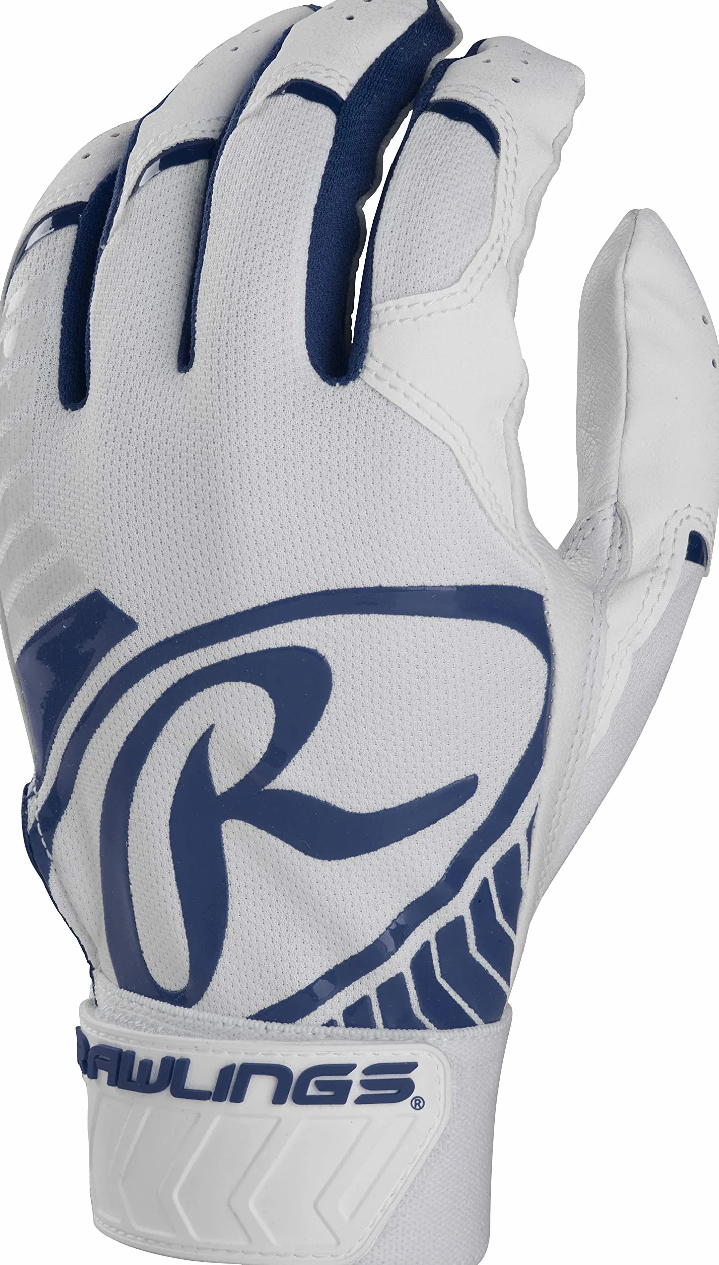 Rawlings 5150 Baseball Batting Gloves Series, Navy, Adult Large