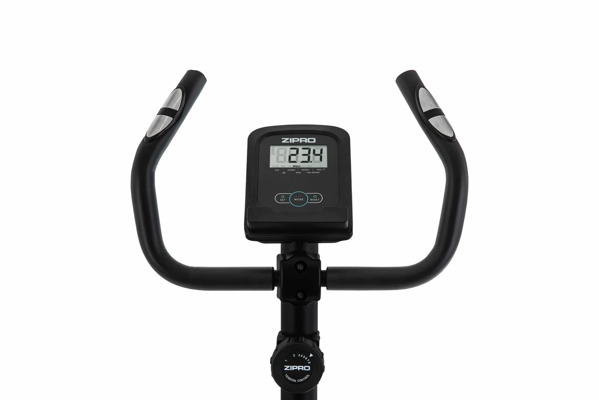 ZIPRO Vélo d'Appartement Adulte Résistance Magnétique 8 Niveaux Écran LCD