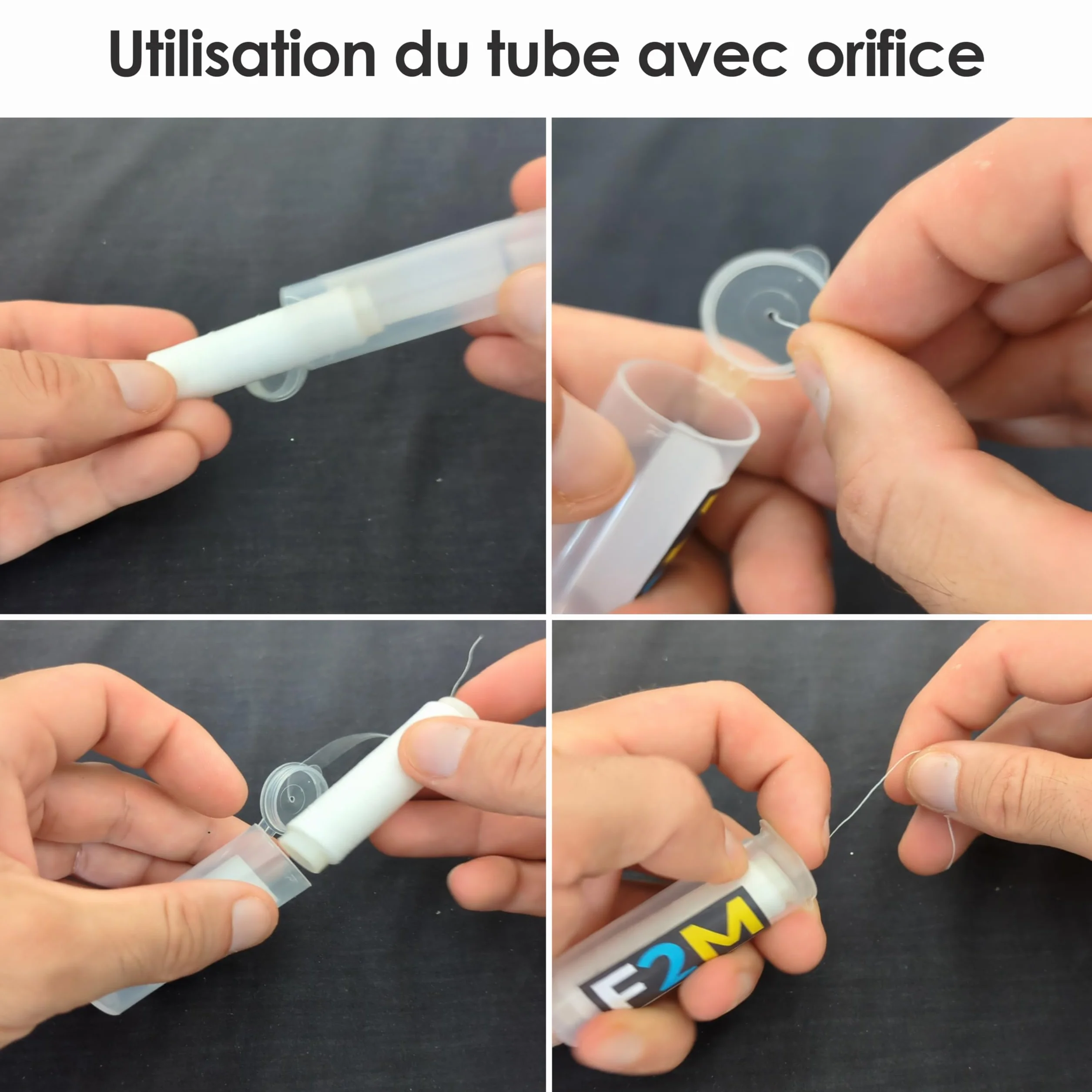 F2M - Pack pêche en surfcasting - Lot de 2 Rouleaux de Fil à ligaturer Les appâts + 1 Boite de 5 Aiguilles à locher Les vers