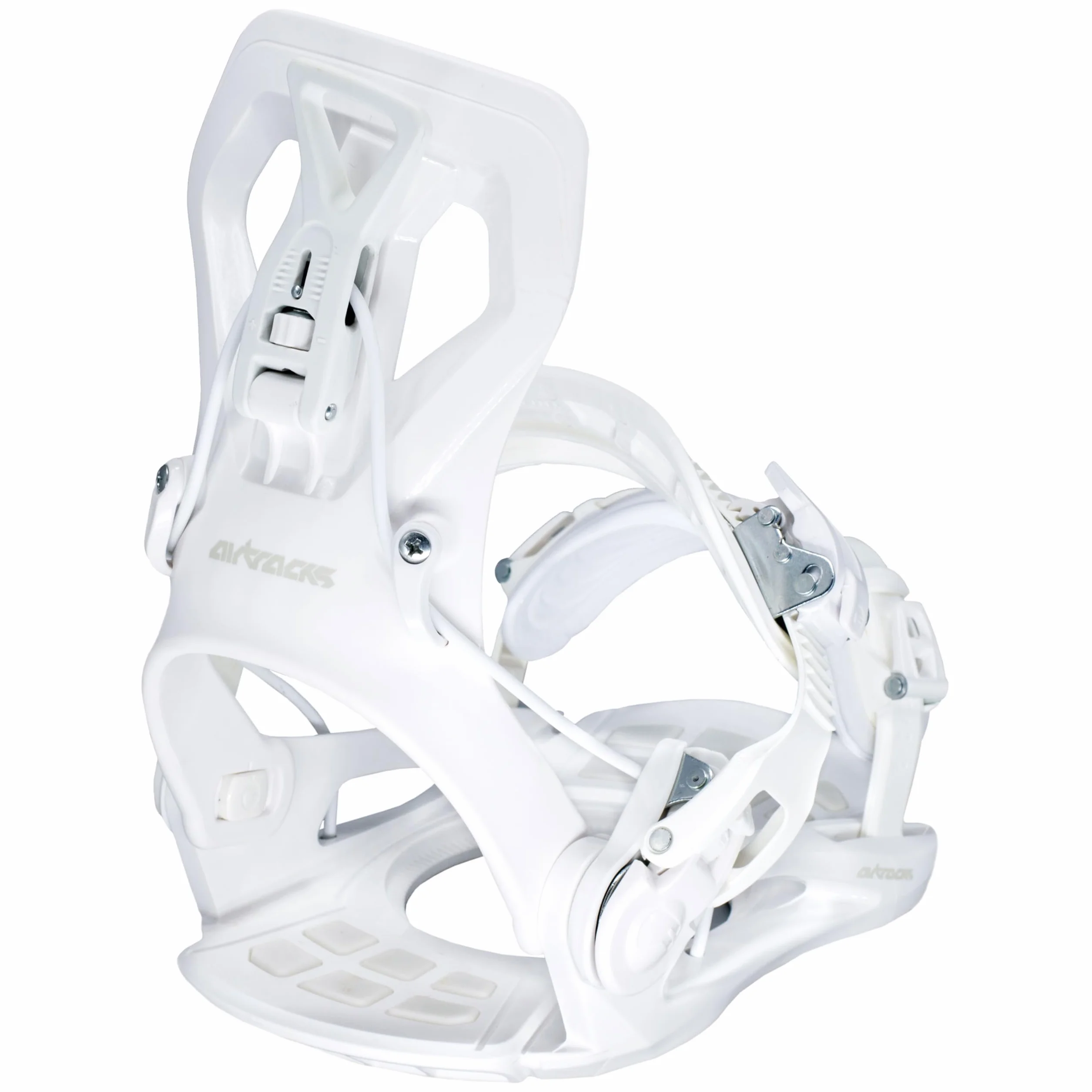 AIRTRACKS Snowboard Set Pack Planche Polygonal Hybrid Rocker + Fixations Master W + Chaussures + SB Sac 138 144 148 154 cm