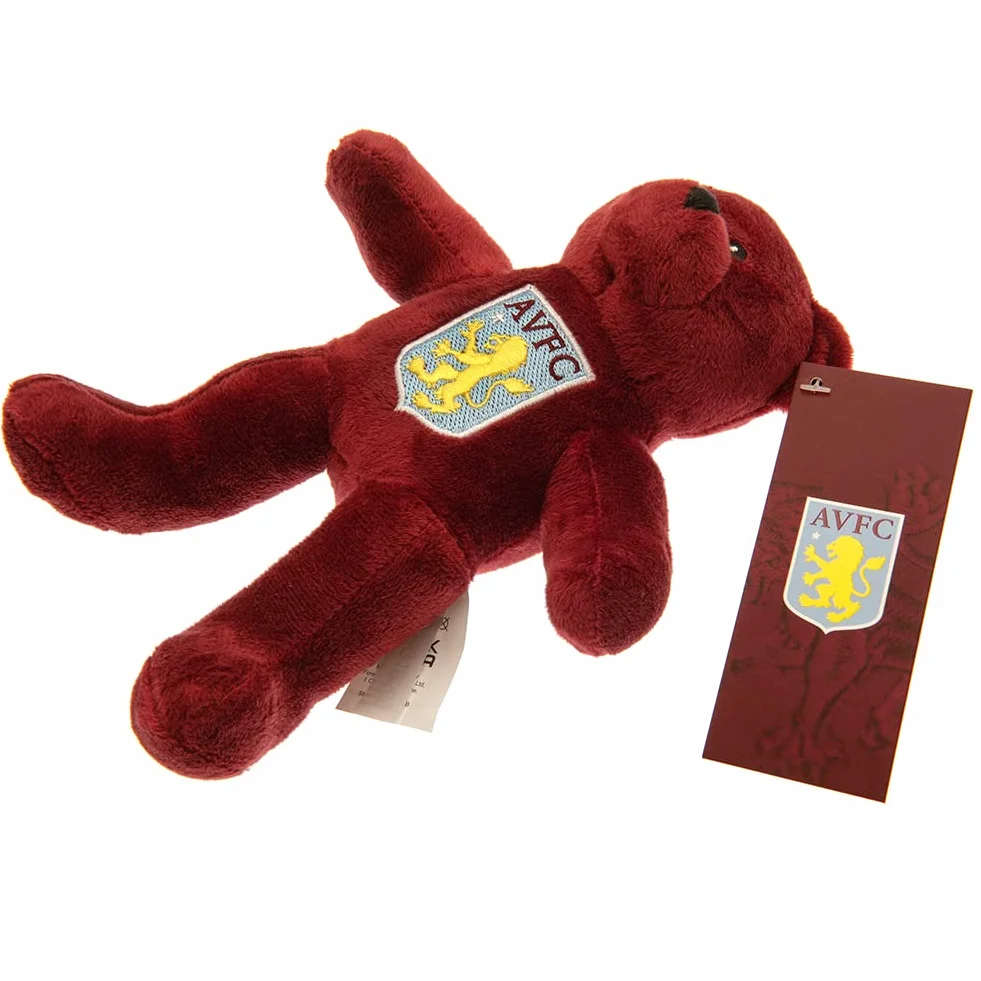 Aston Villa FC - Ours en Peluche (Taille Unique) (Bordeaux/Bleu/Jaune)