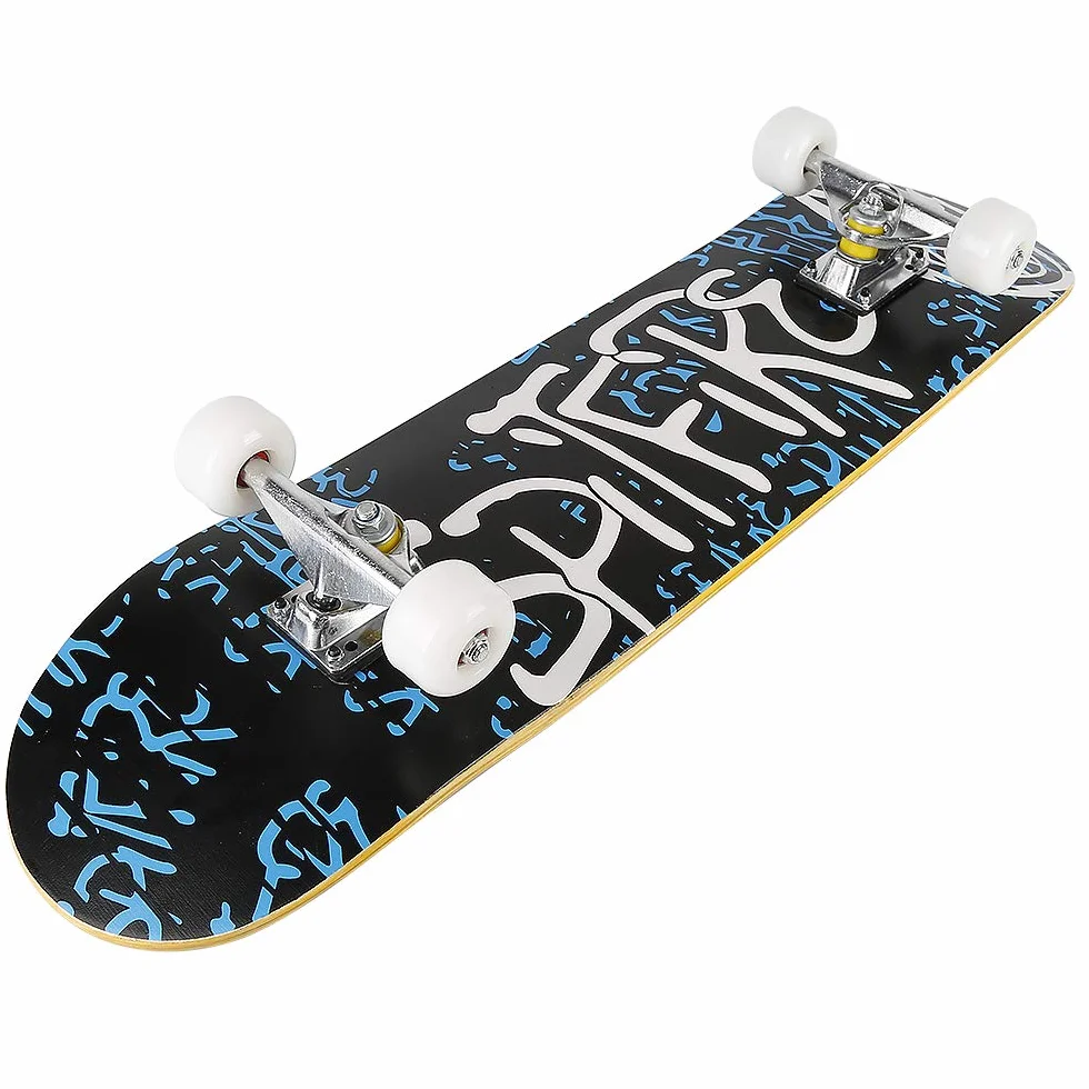 Skateboard Complet pour Enfants et Adultes Débutants Double Kick Maple Deck Concave Cruiser