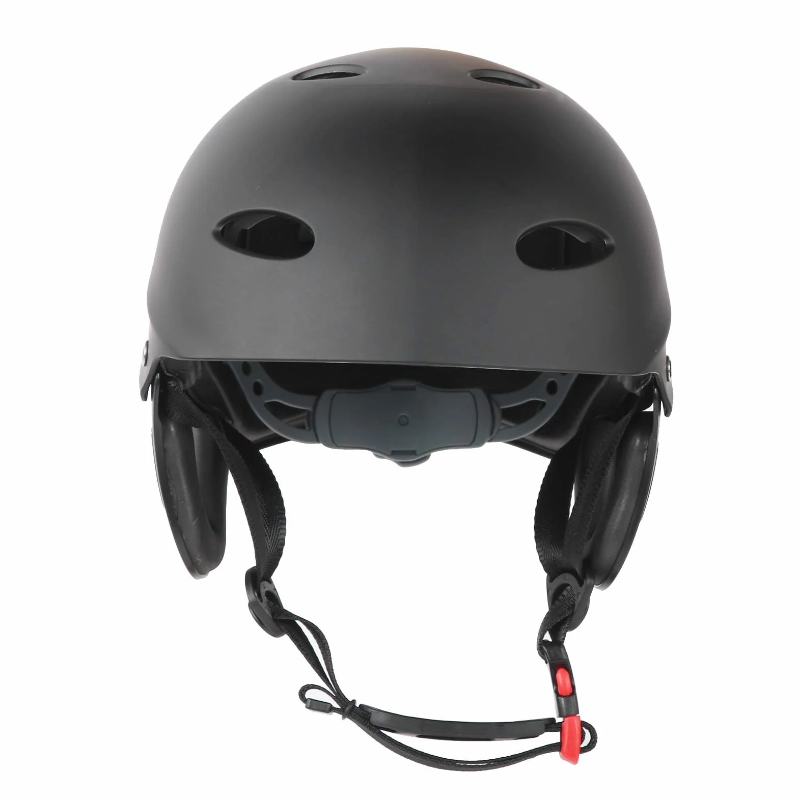 Casque De Sports Nautiques Pour Adultes, Casques Pour Adultes, Casquette De Sécurité Multisports Ultralégère Pour Hommes Et Femmes, Alpinisme, Escalade Et Rivière à la Dérive, Noir Mat