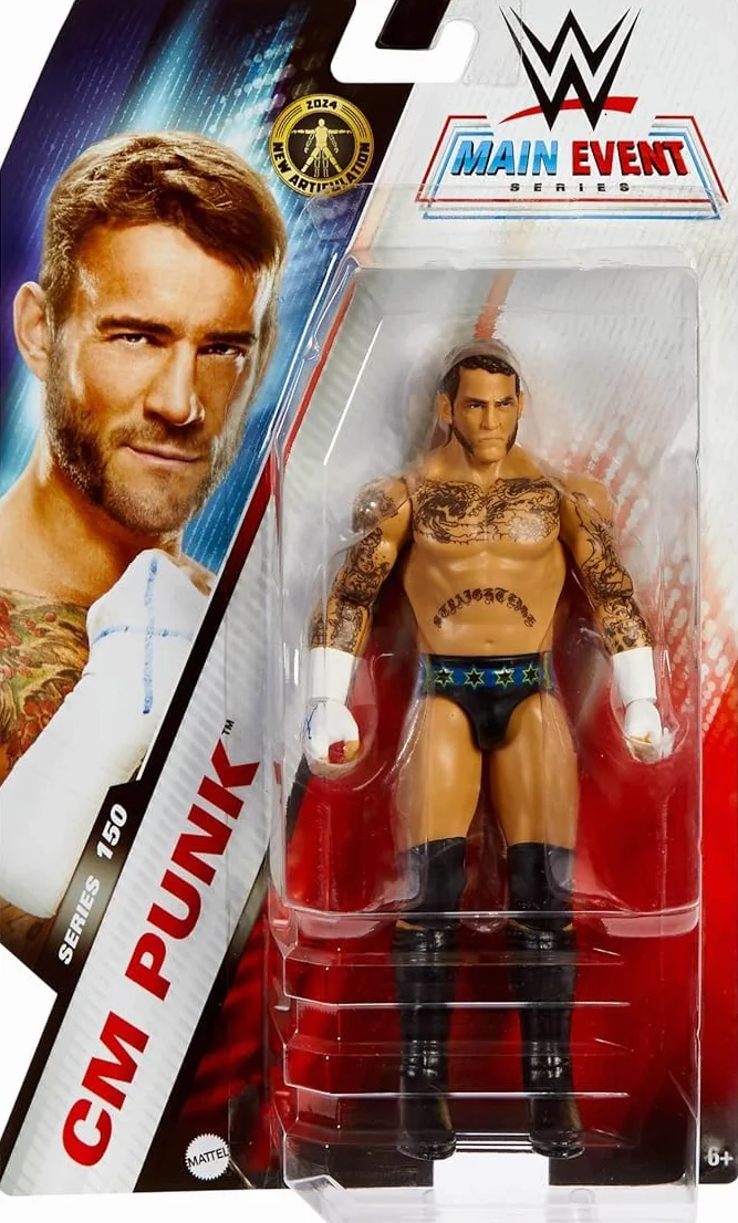 WWE Main Event Series - Figurine articulée 15.2cm - Figures CM Punk