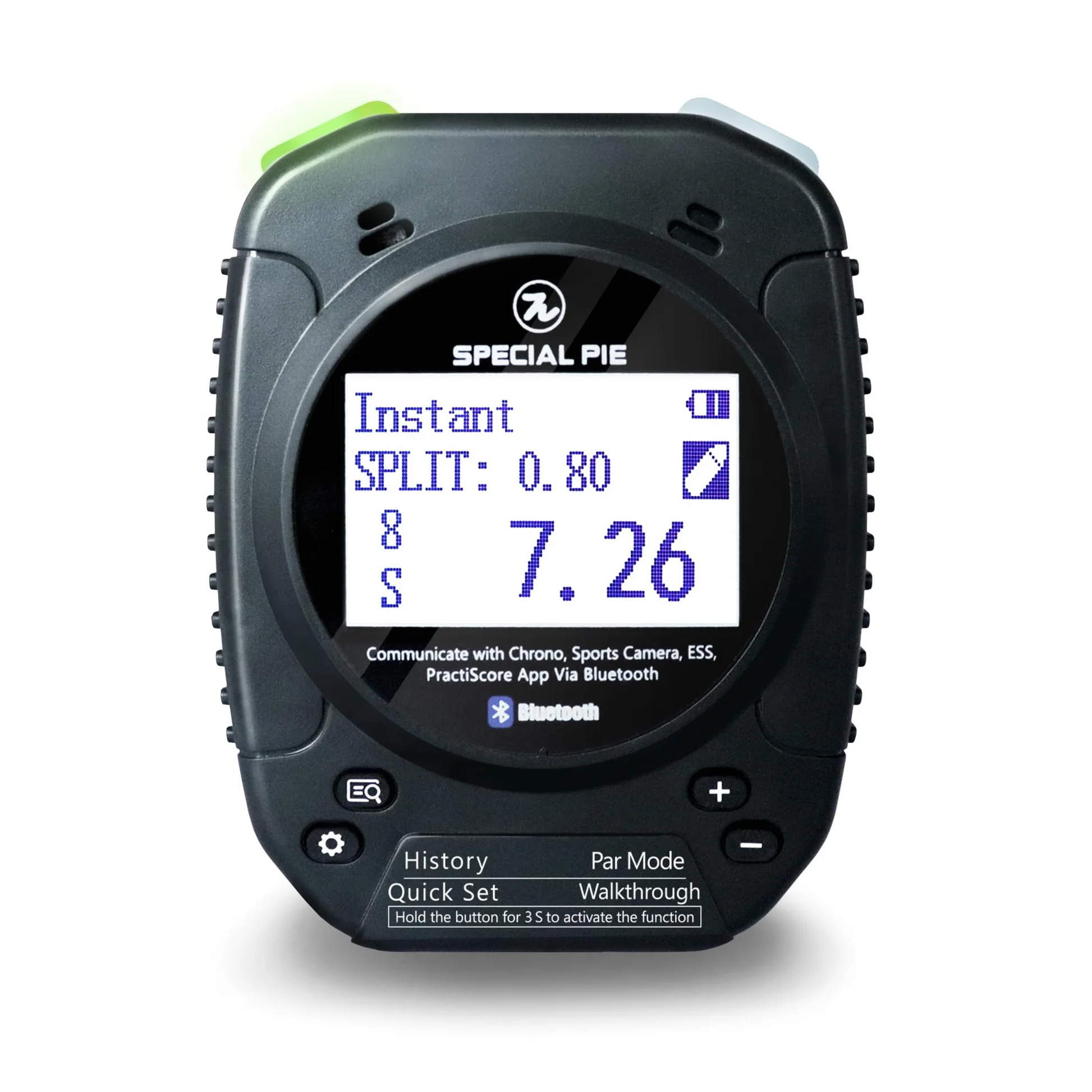Shot Timer – Idéal pour tireurs et Range Officers dans Les compétitions USPSA, IPSC, IDPA, Cas, PRS et Steel Challenge (Noir)