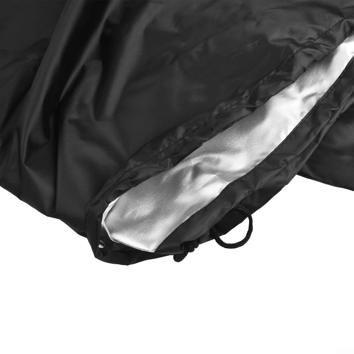 Housse de protection imperméable et anti-poussière pour rameur Concept 2 avec corde coupe-vent Noir 241 x 101 cm