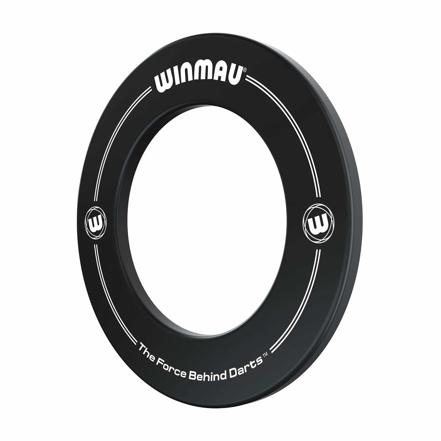 Winmau Cible de fléchettes avec Contour imprimé Noir