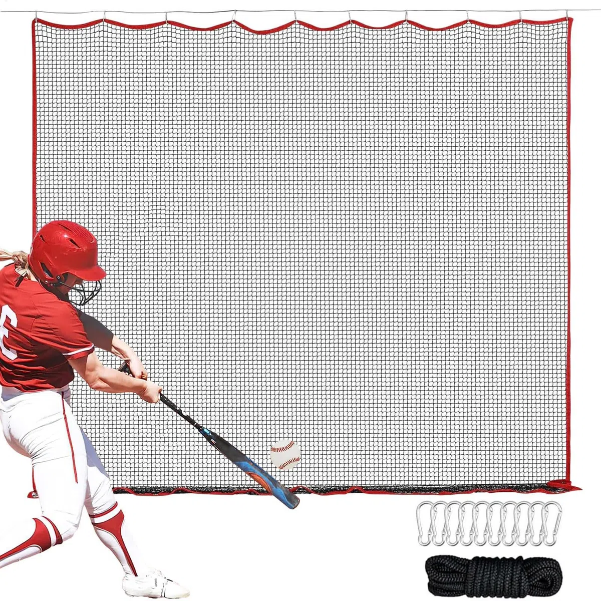 Golf Practice Net, Batting Cage Netting, Throwing Net for Sports, Sports Rebounder Net, Catching Practice Net, Backyard Baseball Net, Yard Sports Netting, Playground Rebounder Net, Football Rebounder