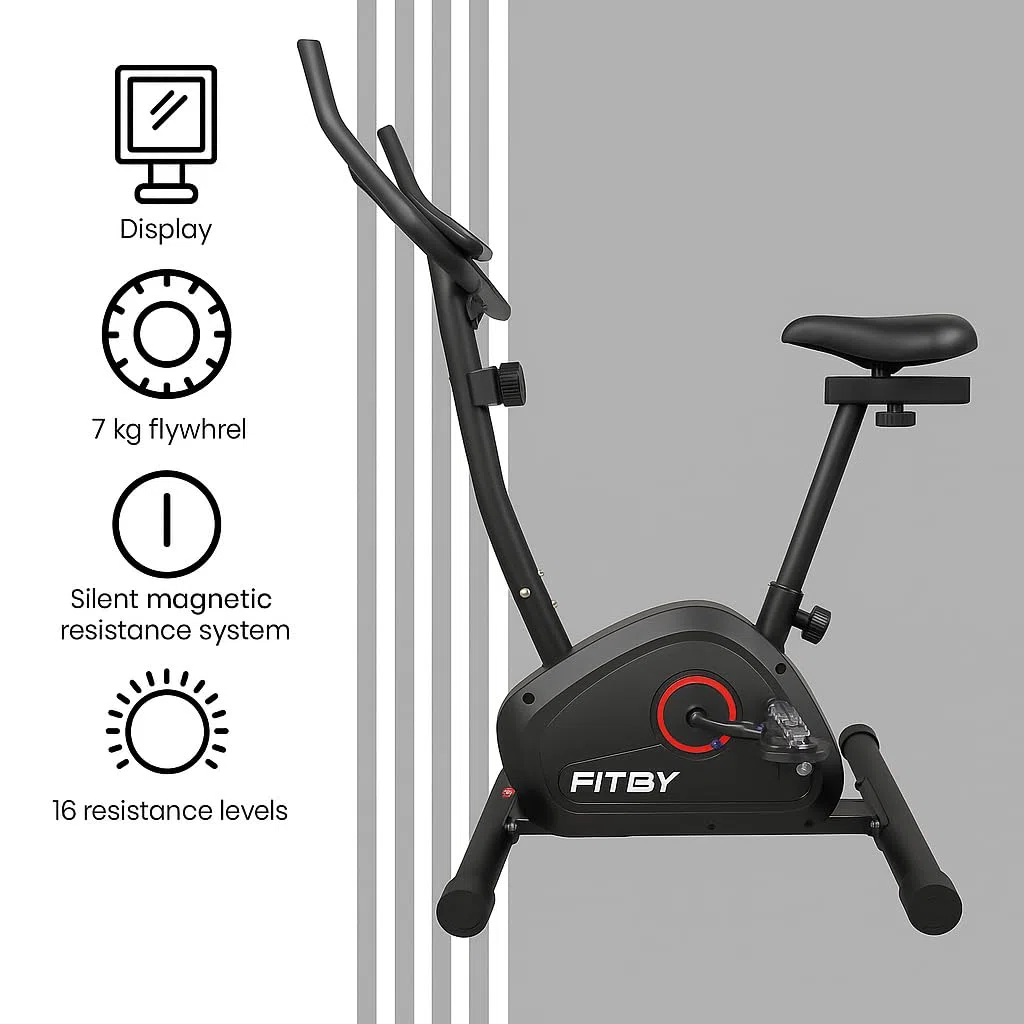 Vélo D'Appartement Pour La Maison - Vélo D'Appartement Magnétique Avec 8 Niveaux De Résistance Et Moniteur De Fréquence Cardiaque | Appareil De Fitness D'Intérieur Avec Selle Réglable