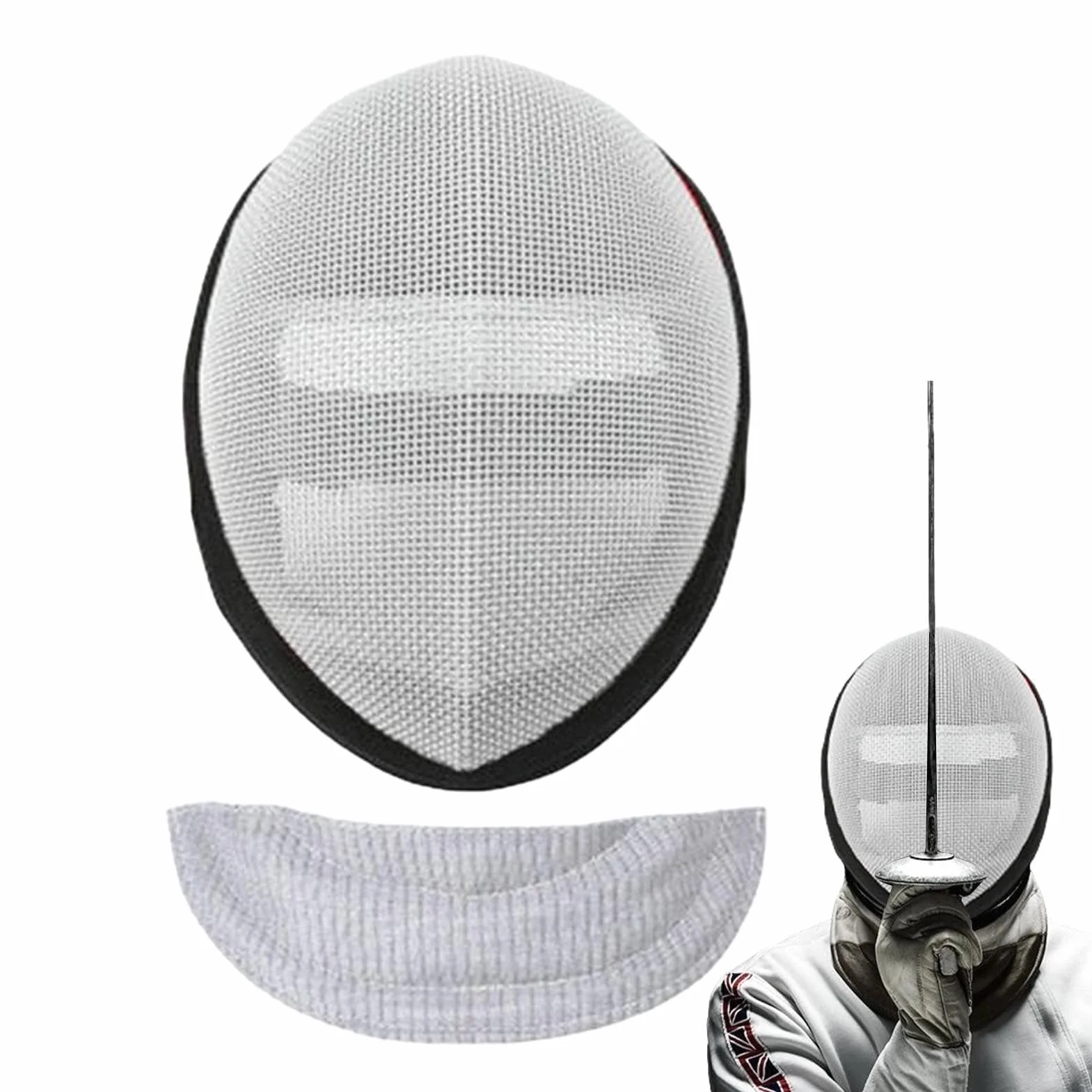 Casque d'Escrime - Masque Sûr, Équipement Solide et Respirant pour les Athlètes