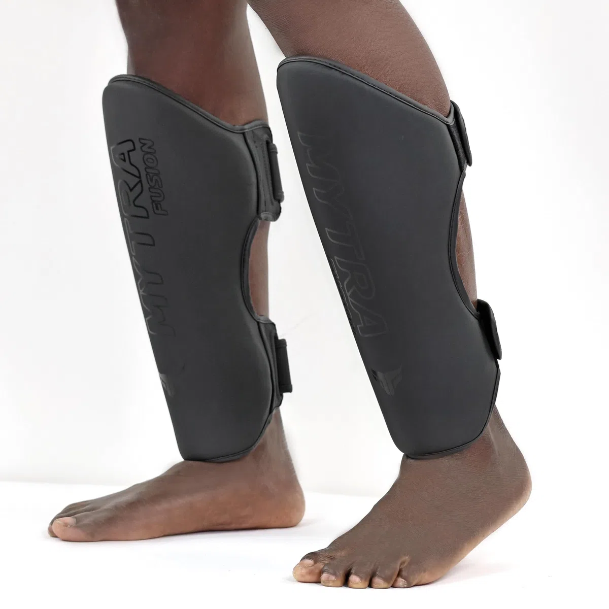 Mytra Fusion Protege Tibia Boxe MMA Protege Tibia Cuir Artificiel Protege Tibia Boxe Muay Thai, Entraînement, Sparring, Kickboxing, Arts Martiaux protège Tibias