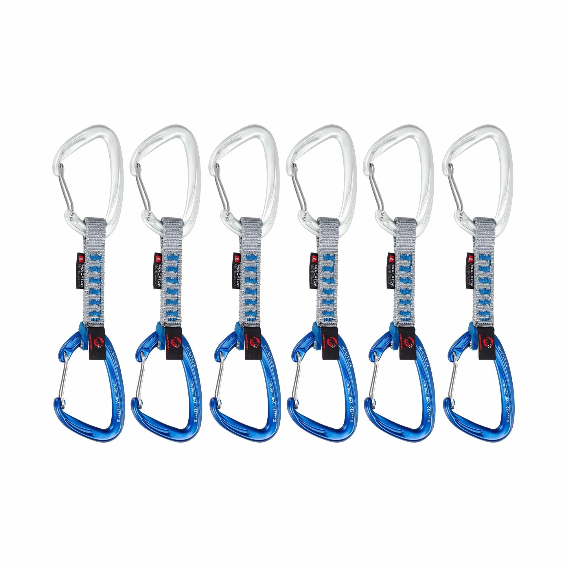 Mammut Crag Wire Quickdraws 6er Pack Indicator 10 cm
