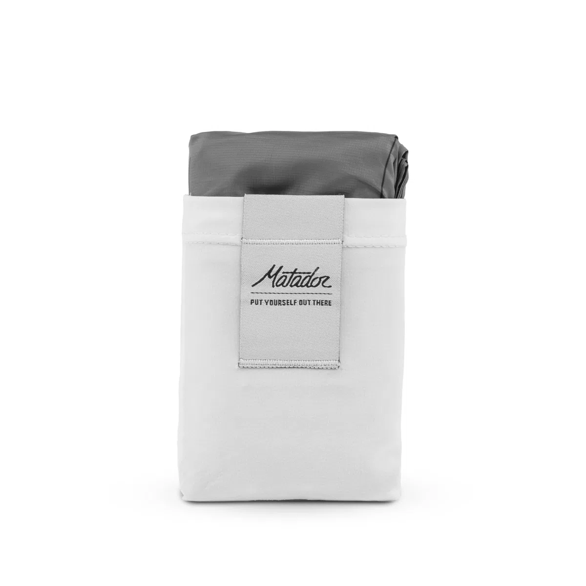 Matador Couverture de poche 4.0 – Blanc (2 à 4 places) – Couverture de pique-nique pliable, couverture de concert et de festival – Couverture de plage anti-sable avec piquets – Bâche de pique-nique et