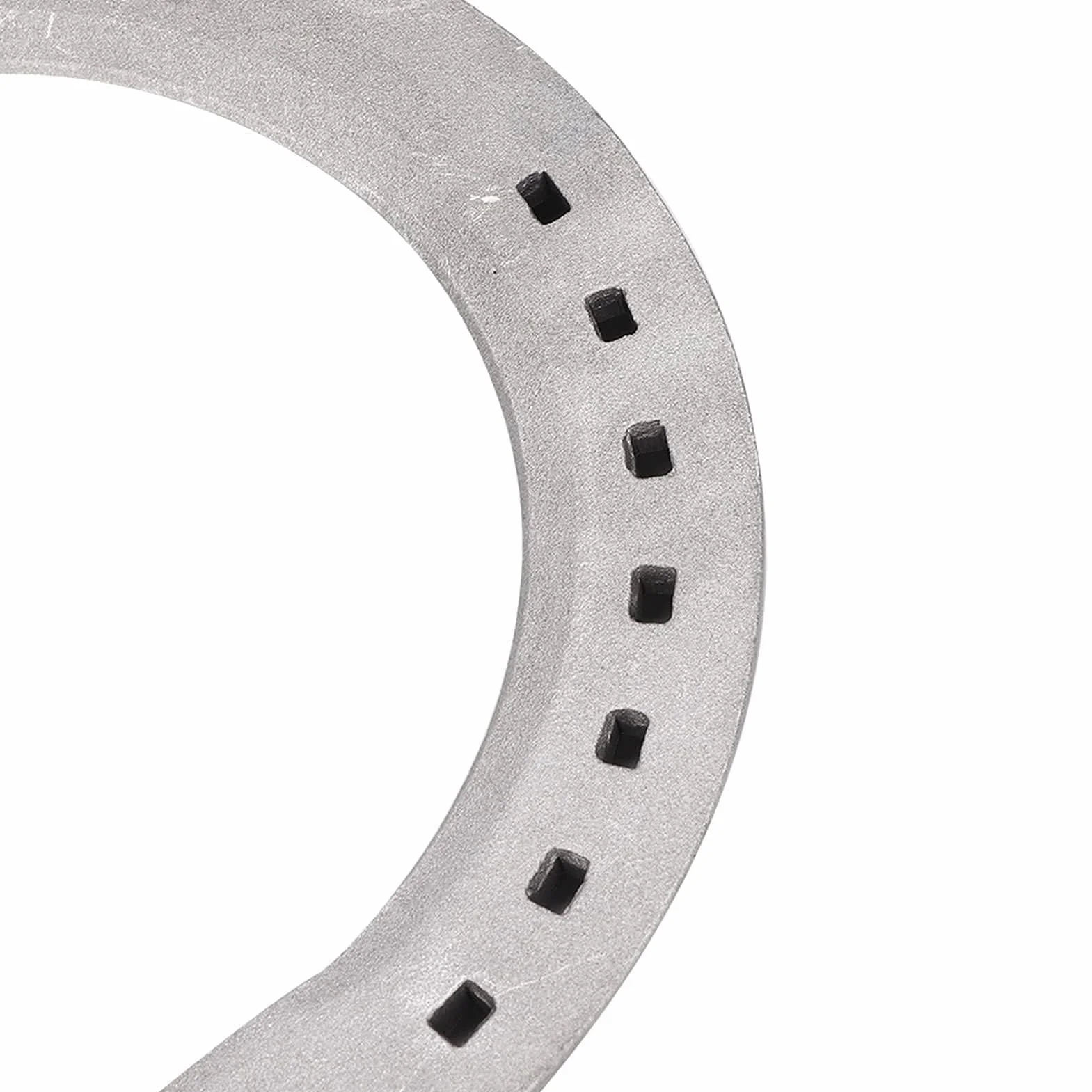 Zerodis Fer à Cheval en Alliage d'Aluminium, Kit de 4 Pièces, Antidérapant, Résistant à l'usure, pour Courses de Chevaux et Équitation