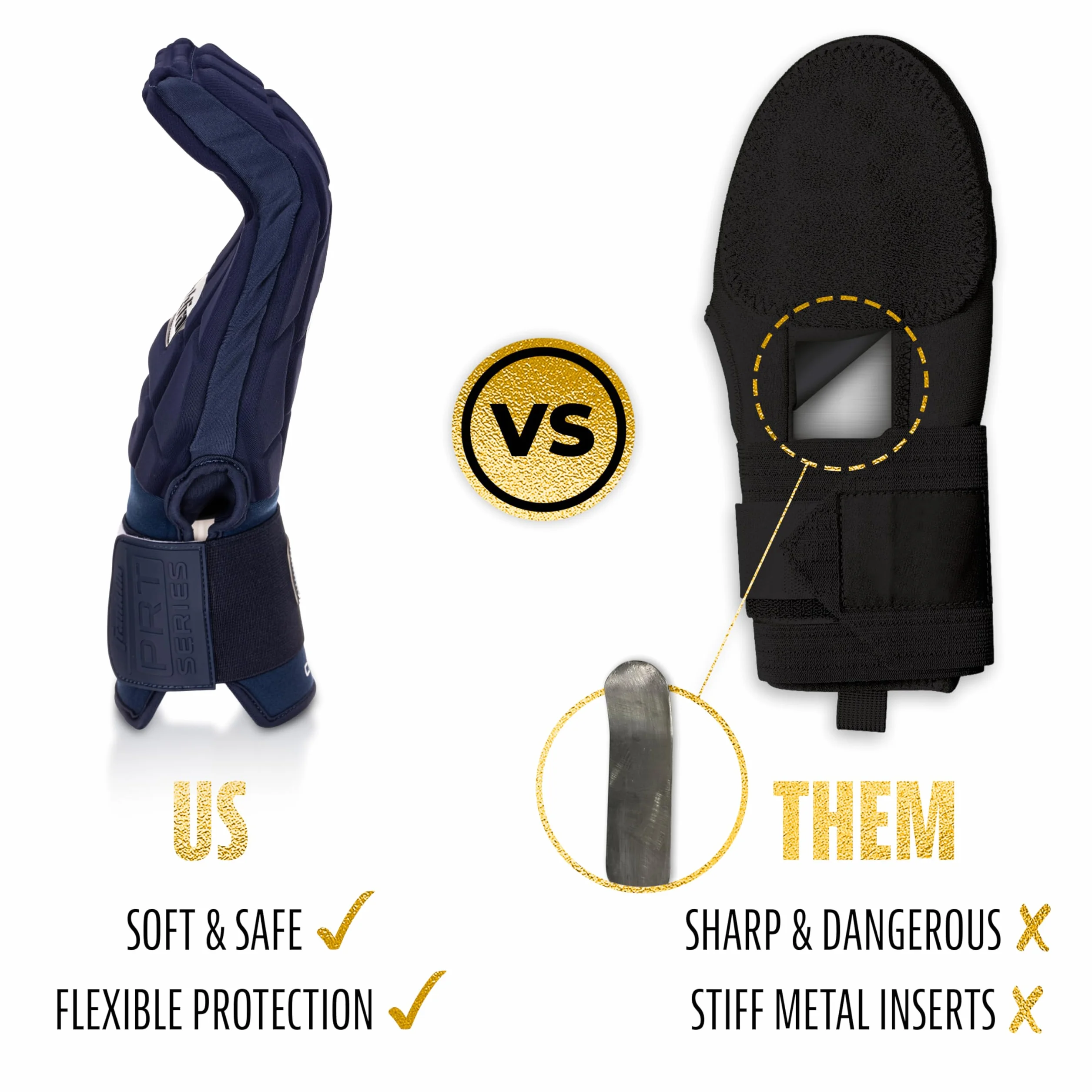 Franklin Sports Cfx Prt Adult Protective Baserunning Sliding Glove Gants de Protection Unisexe