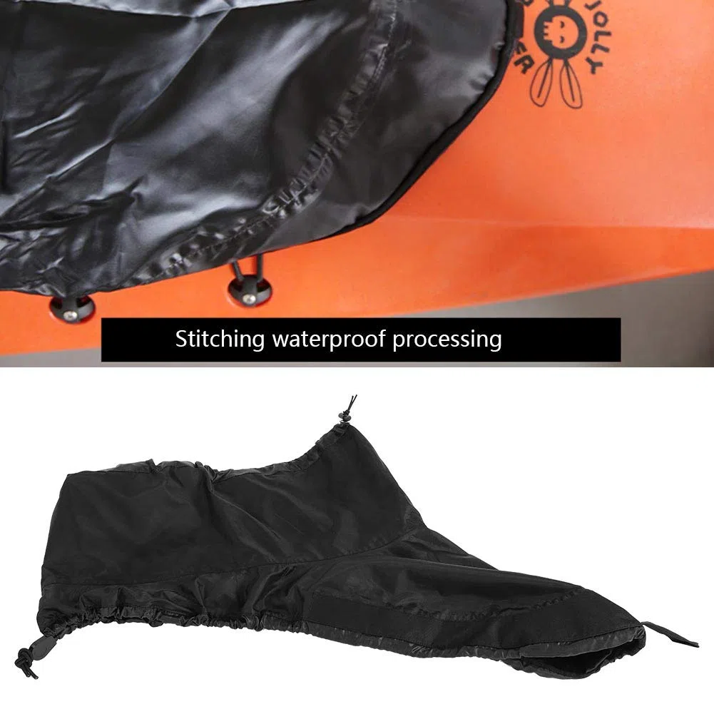 Alomejor Jupe de pulvérisation de Kayak Jupe de pulvérisation de Kayak en Nylon réglable, Couverture imperméable, Accessoire de Sports Nautiques
