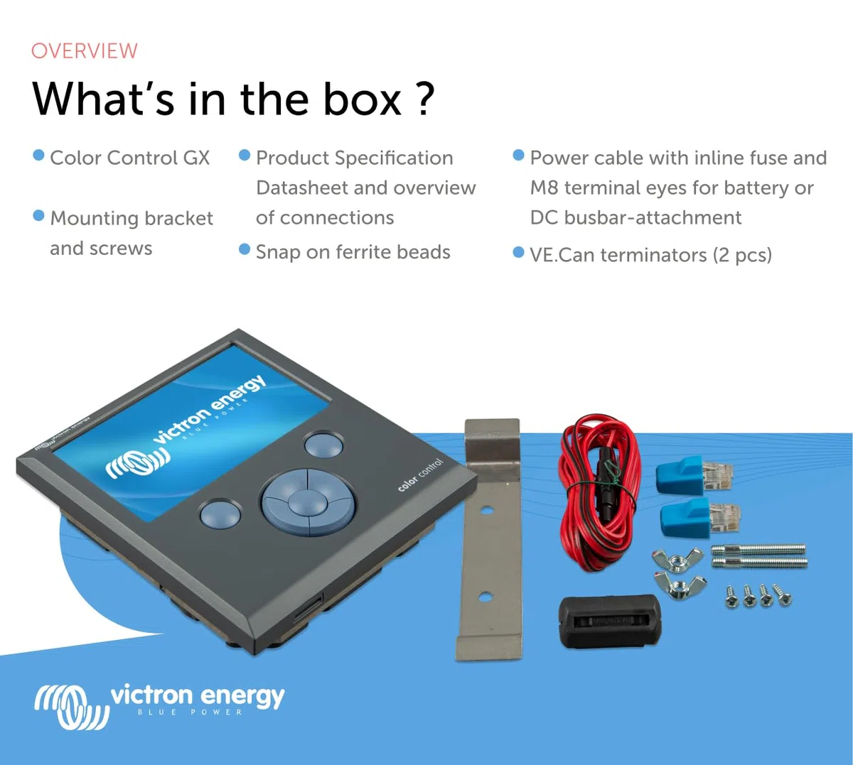 Victron Energy Color Control GX, Supervision des Panneaux et du Système