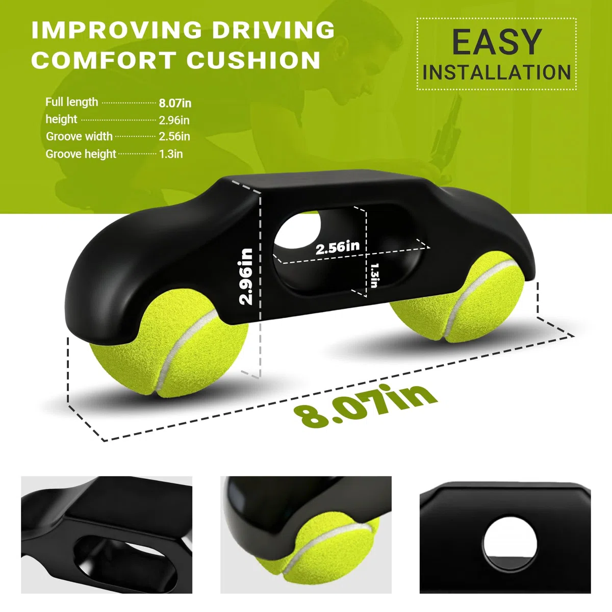 4 Pieds de Plaque de Bascule,Adaptateur de Pieds de Bascule à vélo à l'intérieur,Portable Wippplatten-Bike Trainer,Tennisballfüße für Wahoo Kickr Core 2 Roller Trainer, avec 8 Balles de Tennis