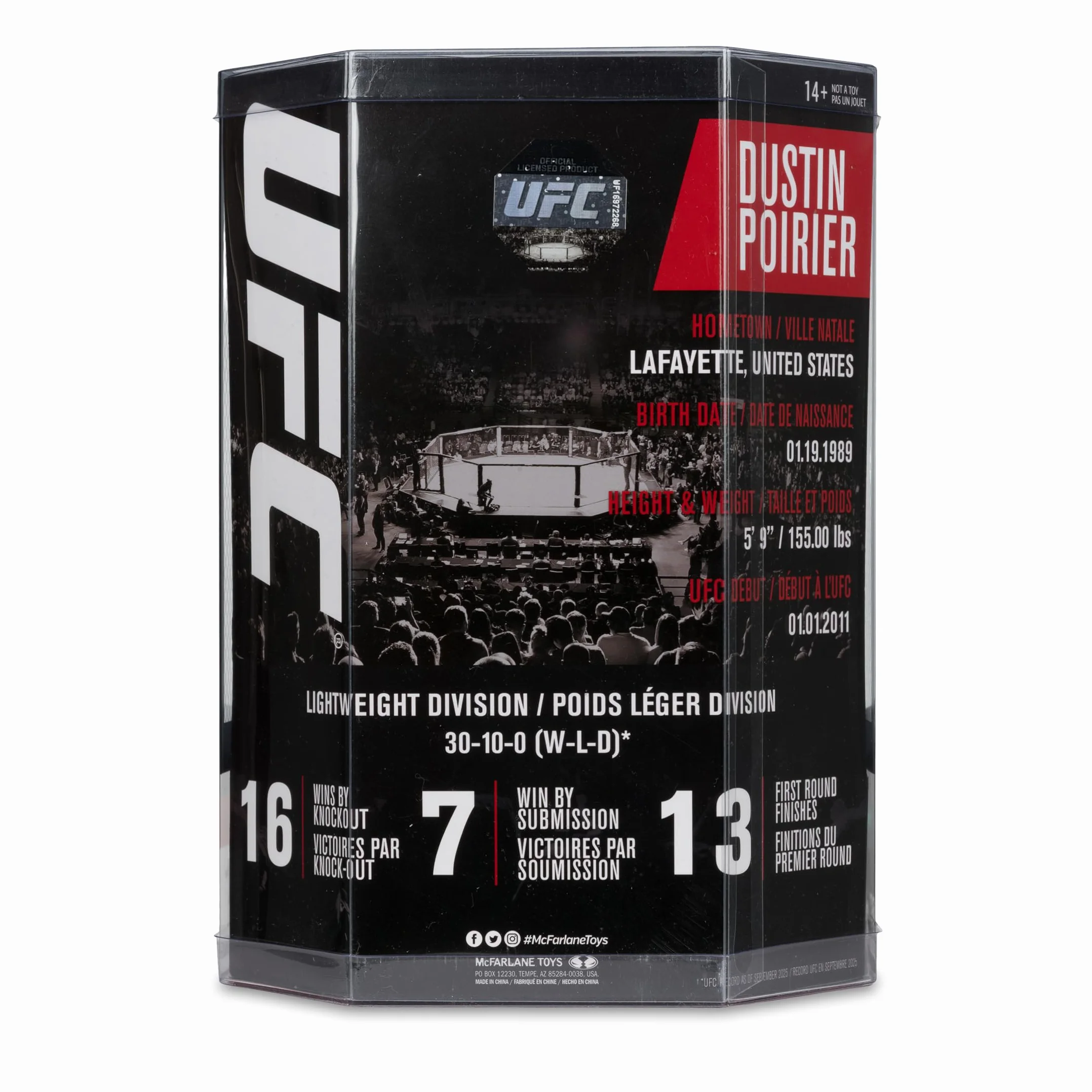 McFarlane UFC Dustin Poirier 17,8 cm Posed Figure SportsPicks
