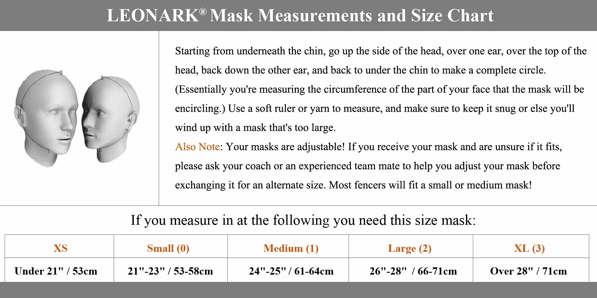 LEONARK Armoury AR7011 Masque d'escrime certifié CE 350N Nationale avec Sac de Rangement
