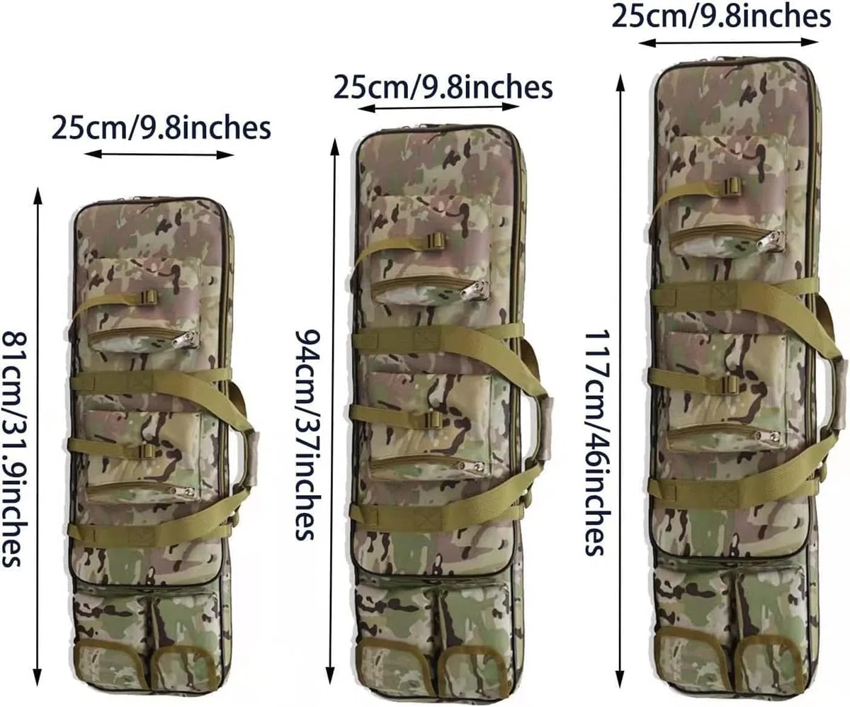 Étuis À Fusil pour Fusils,Sac De Tir Sportif,Sac Tactique Militaire,Pistolets Étui À Fusil Souple Sac De Gamme De Chasse Airsoft Carabine Tactique Sac À Dos pour Le Tir De Chasse