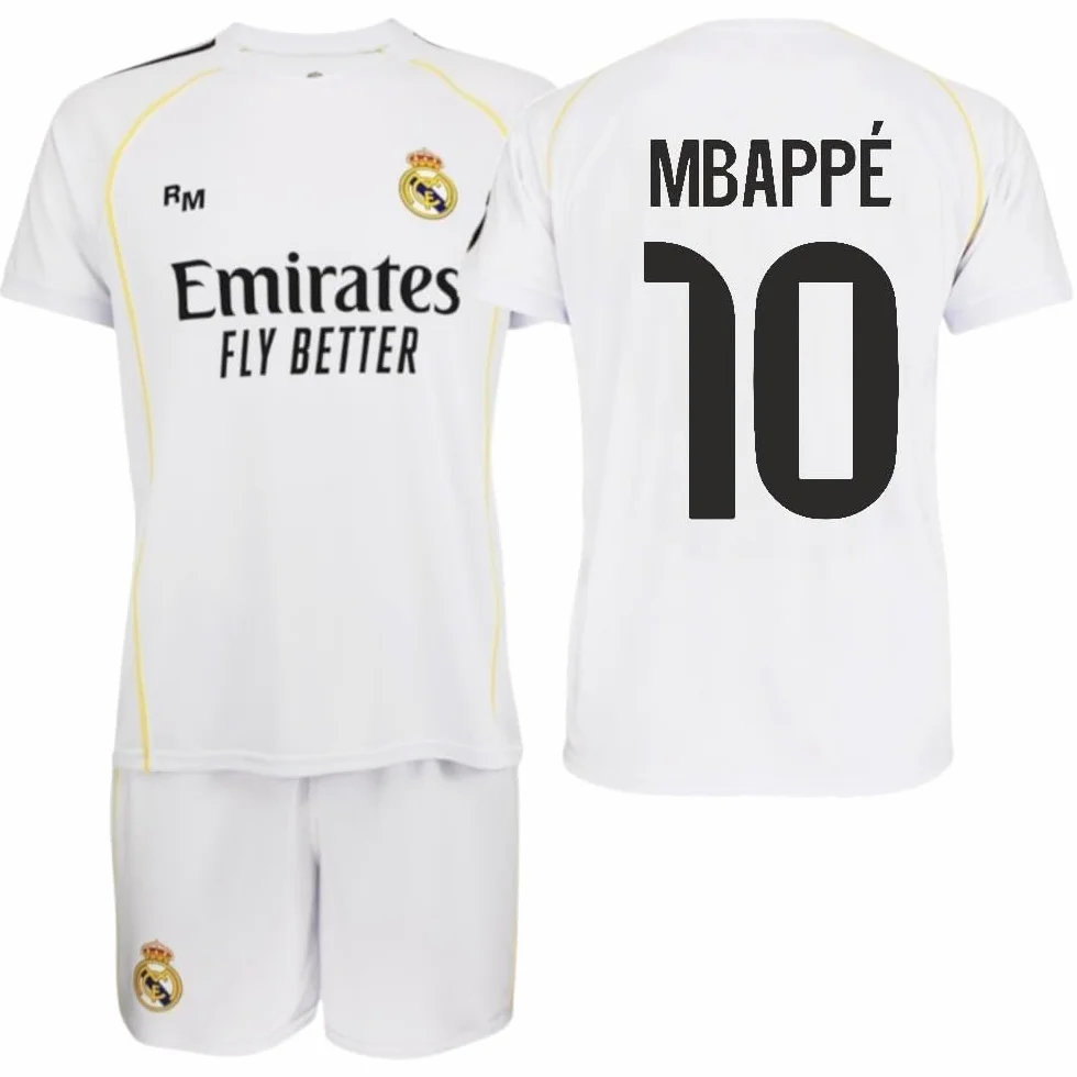 Real Madrid Conjunto Infantil 1a Equipación 25-26 Chemise Mixte Enfant