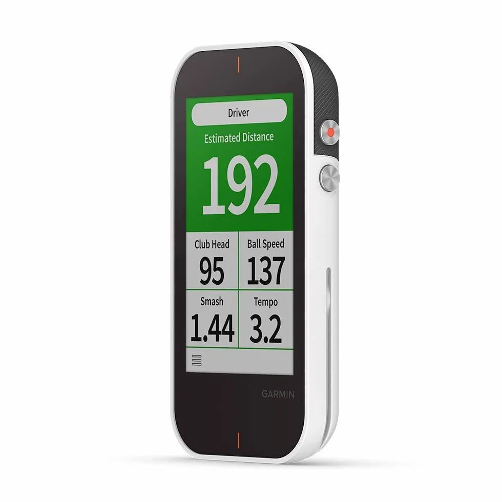 Garmin Approach G80 GPS de Golf Portable Tout-en-Un avec Moniteur de Lancement intégré, écran Tactile 3,5", Noir/Blanc