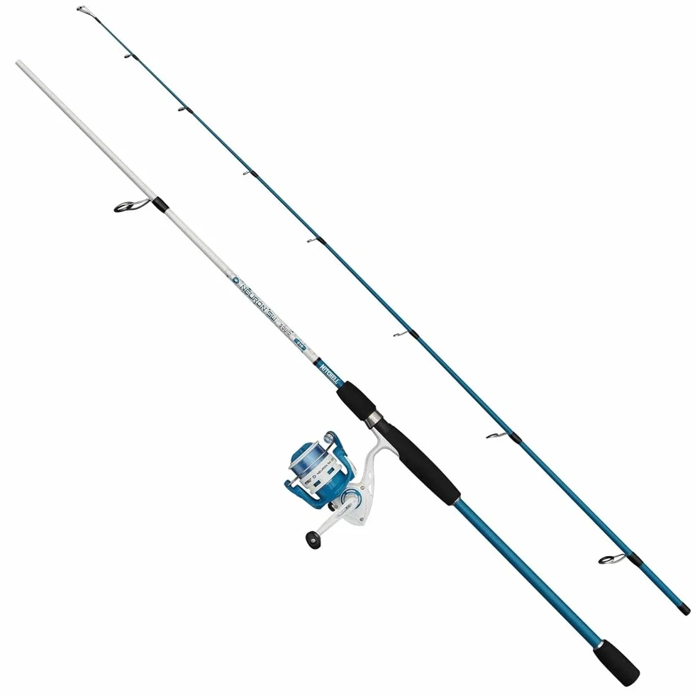 Mitchell Neuron SW II Ensemble canne et moulinet pêche calmar mer 3000 2,10m 10-30g