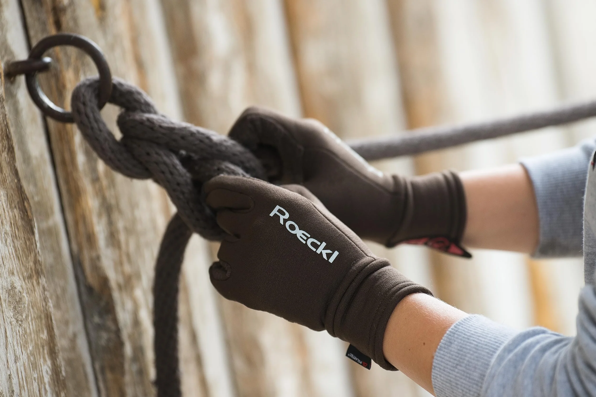 Roeckl - Gants d'équitation d'hiver Weldon, Mixte, noir, 7.5