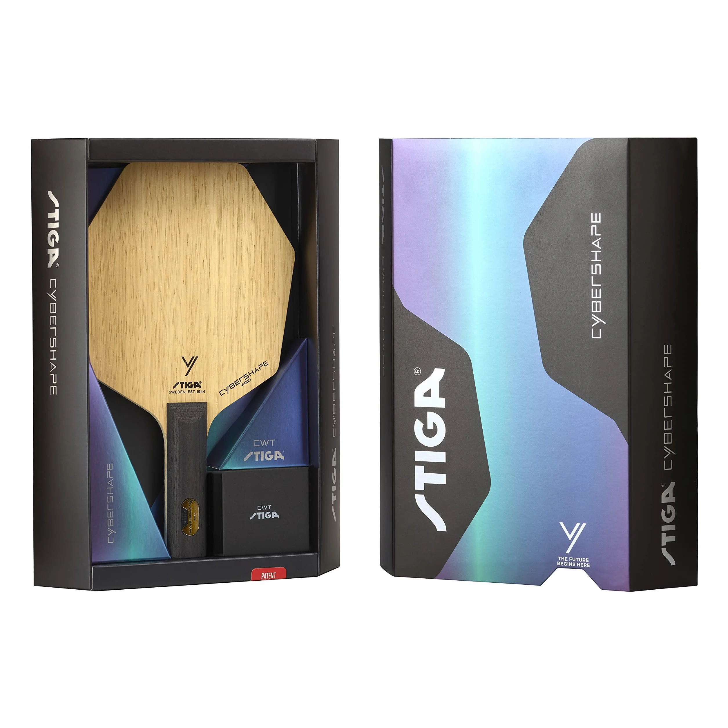 Stiga Cybershape Wood Bois de Tennis de Table Professionnel avec CWT