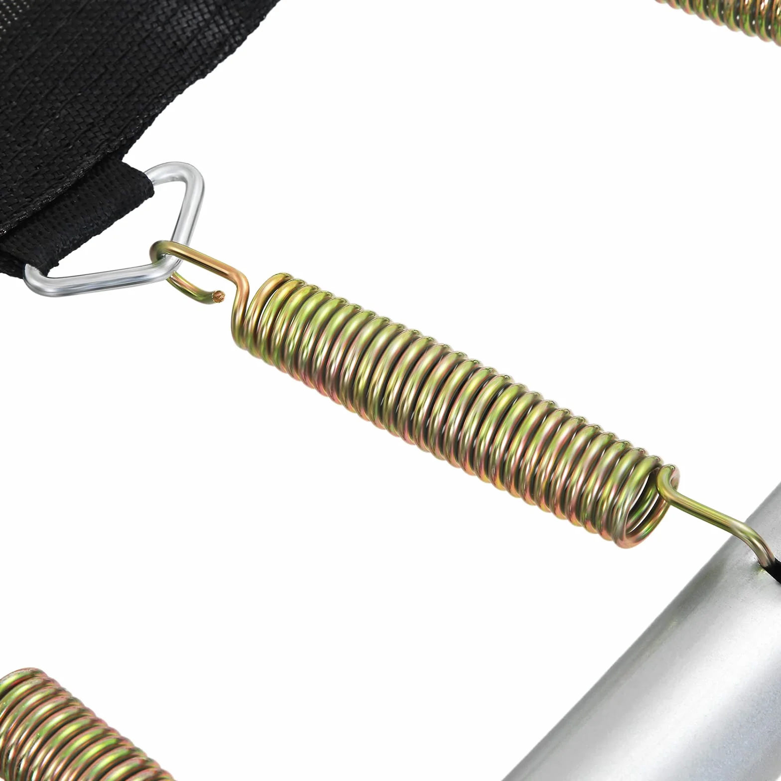 SONGMICS Tapis de Saut pour Trampoline (Ø 244, 305, 366 cm, Tapis de Saut, Accessoire de Trampoline, Rechange), Couleur Noire