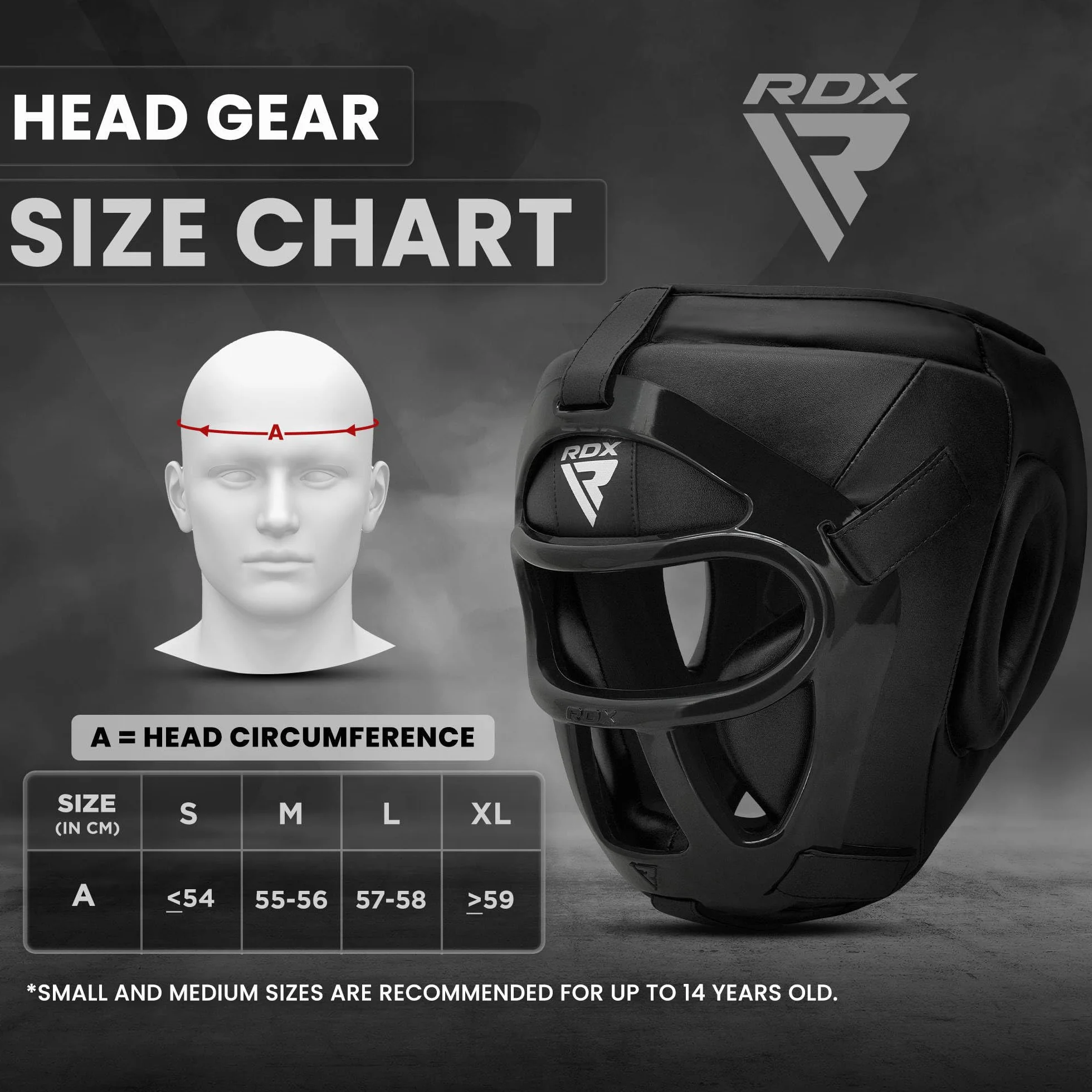 RDX Casque De Boxe MMA Grille Protection Tête Muay Thai Entraînement Arts Martiaux