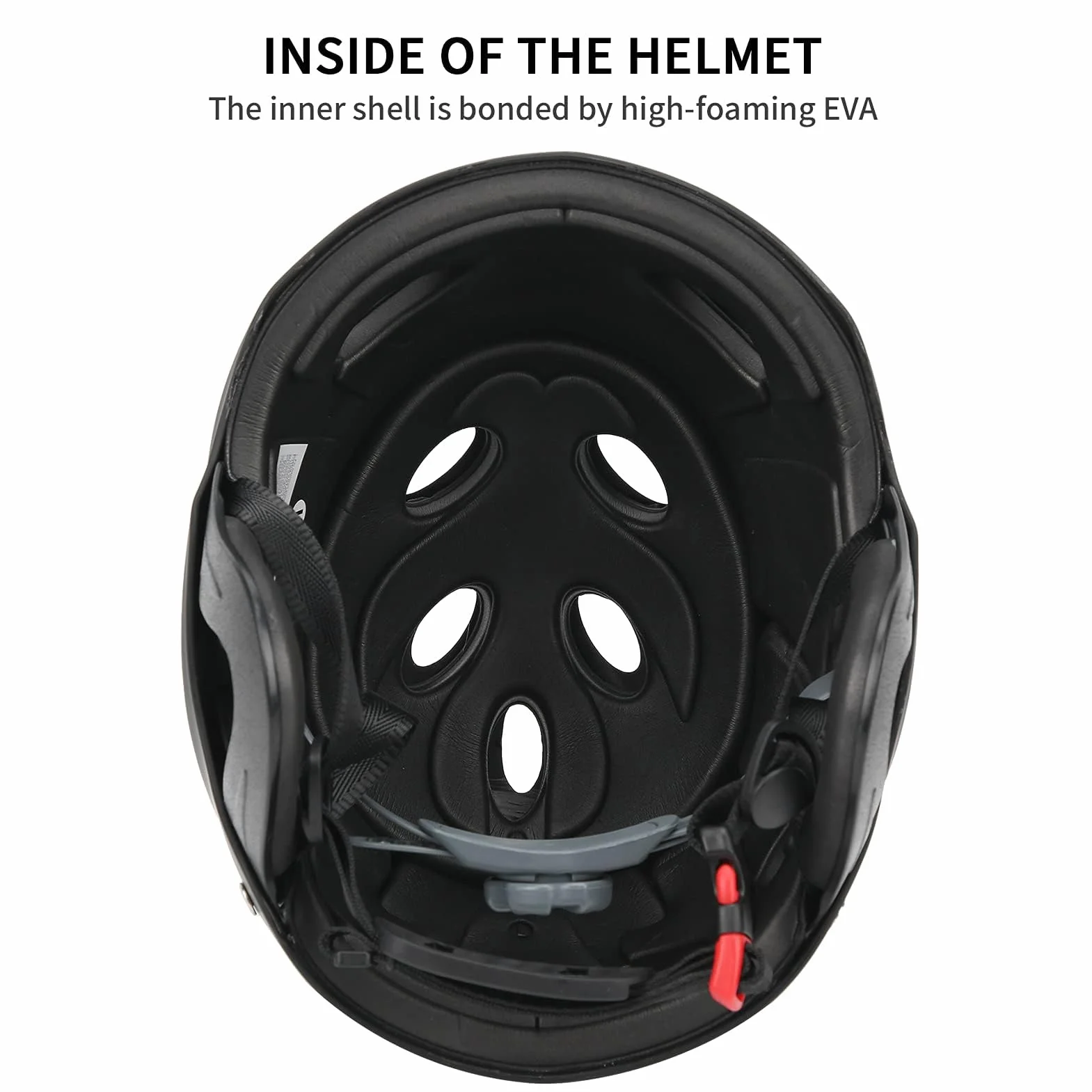 Casque De Sports Nautiques Pour Adultes, Casques Pour Adultes, Casquette De Sécurité Multisports Ultralégère Pour Hommes Et Femmes, Alpinisme, Escalade Et Rivière à la Dérive, Noir Mat