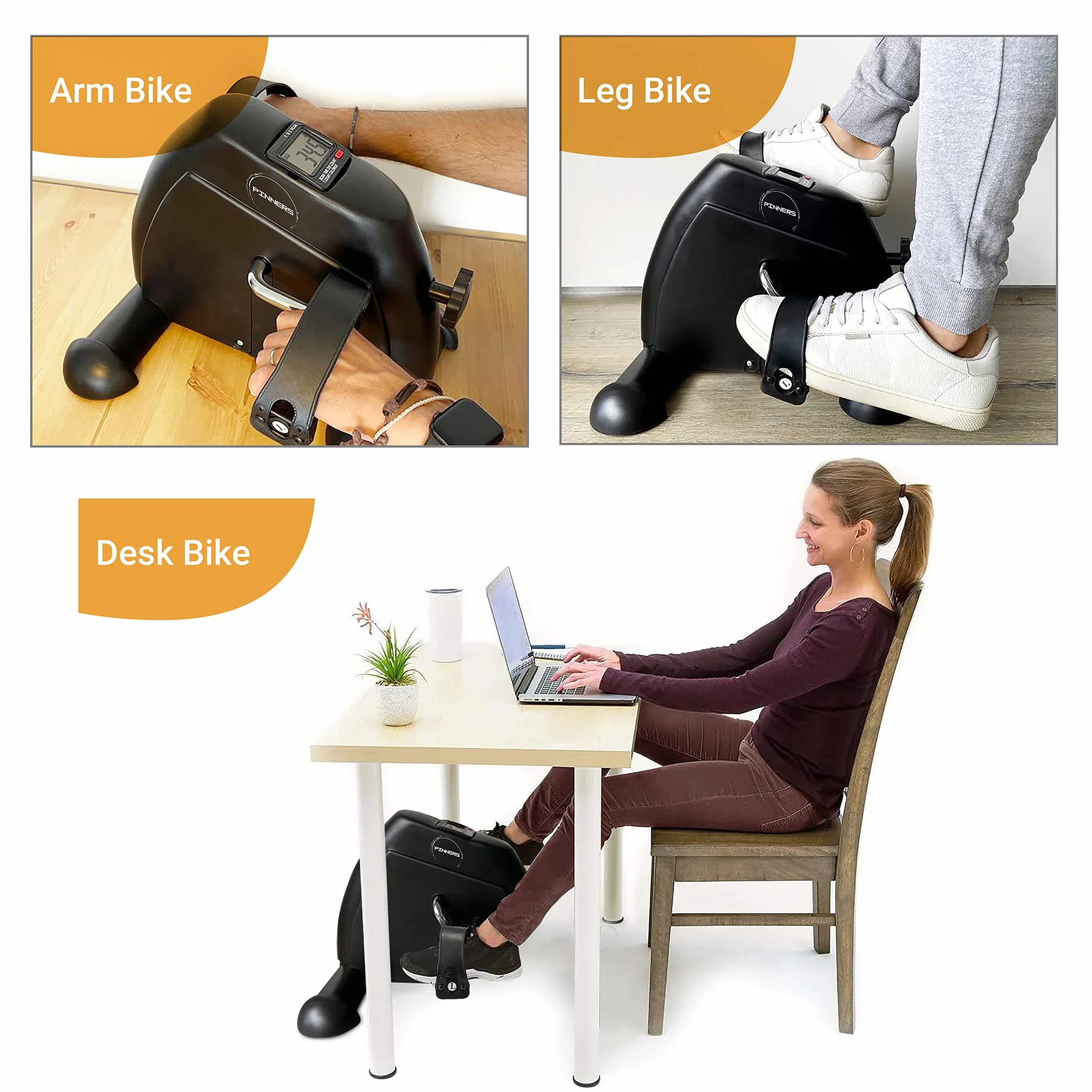 Mini Vélo d'Appartement pour Personnes Âgées - Pédales Statiques d'Exercice
