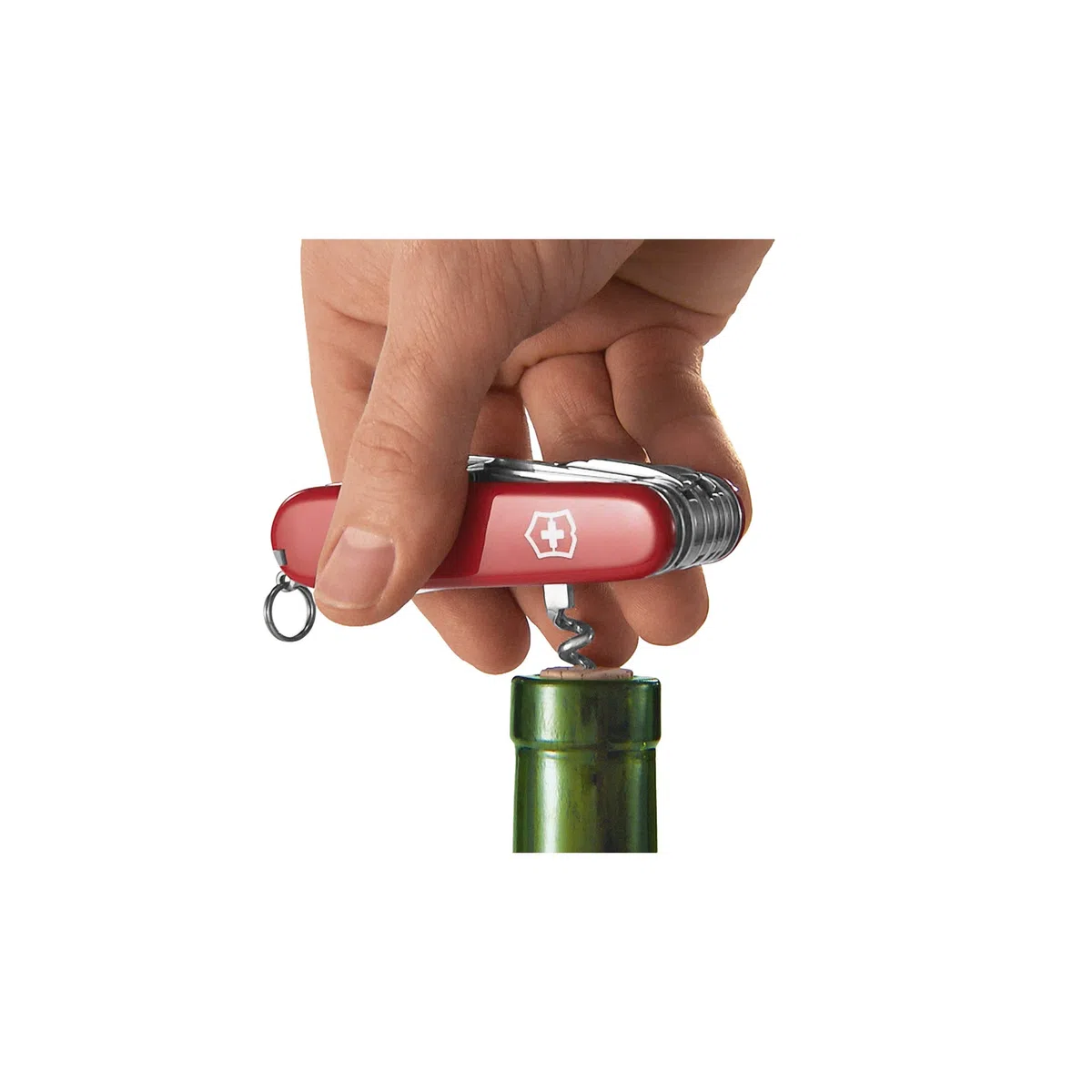 Victorinox Ranger Grip 55 Couteau de Poche Suisse, Multitool, 12 Fonctions, Grande Lame Fixe, Tire Bouchon