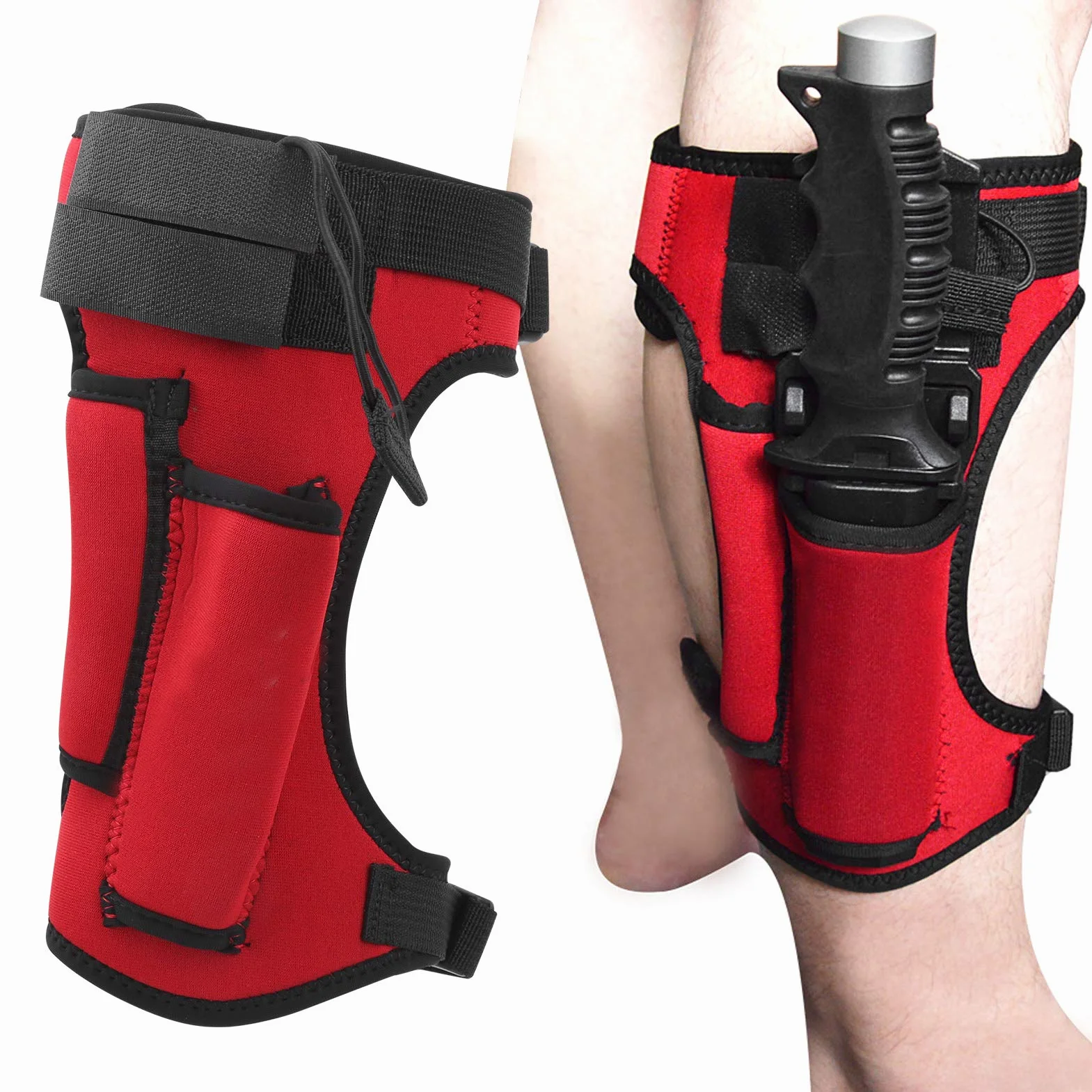 Tbest Couteau De P, Couteau De Plée,Couteau De Plée,loppe De Jambe pour Couteau De Plée,Gaine en Néoprène pour Couteau