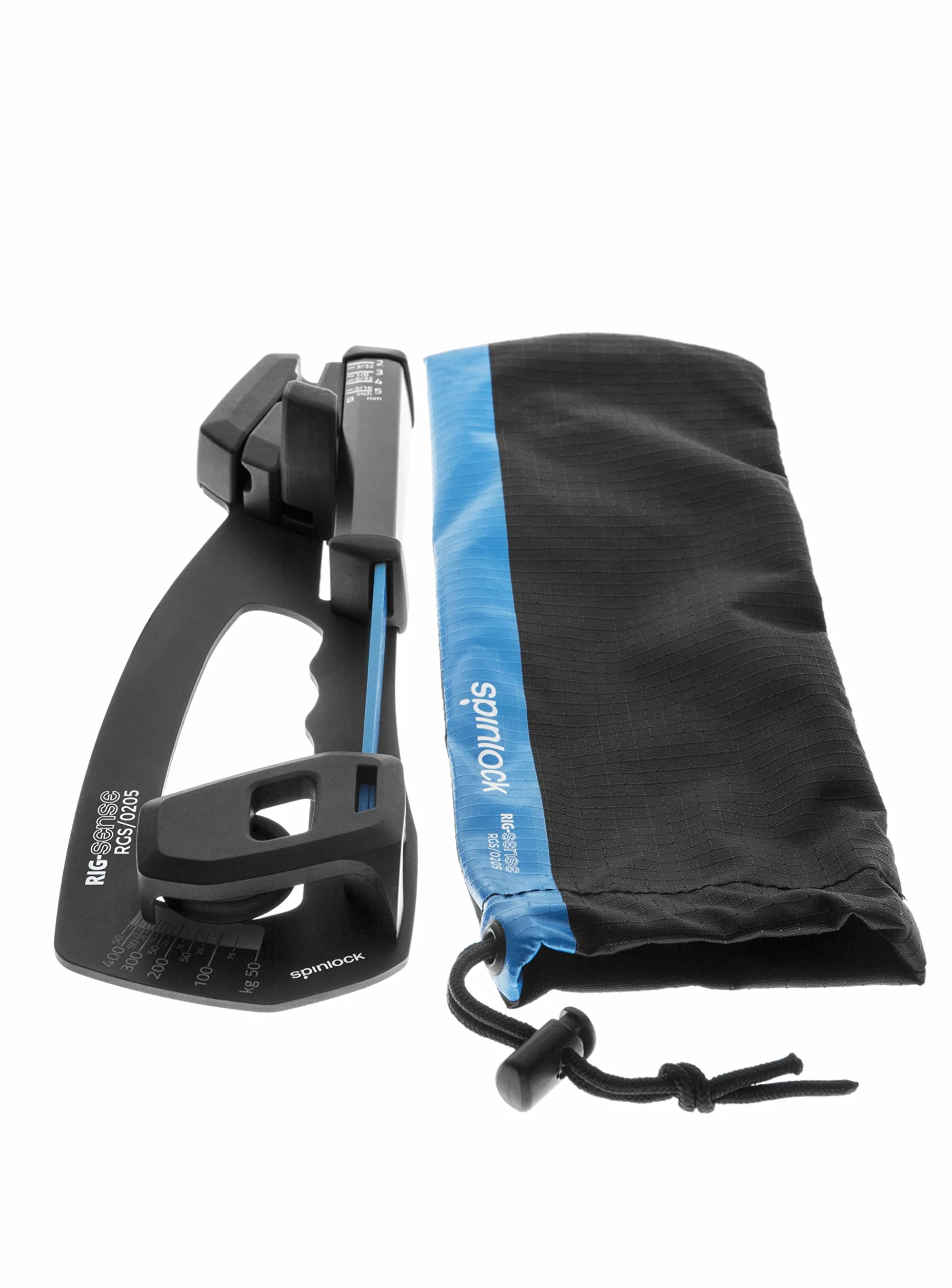 Spinlock Jauge de Tension Rig Sense 5mm - Noir - Rig-Sense est Simple à Utiliser, mesurant la Tension Directement en kilogrammes