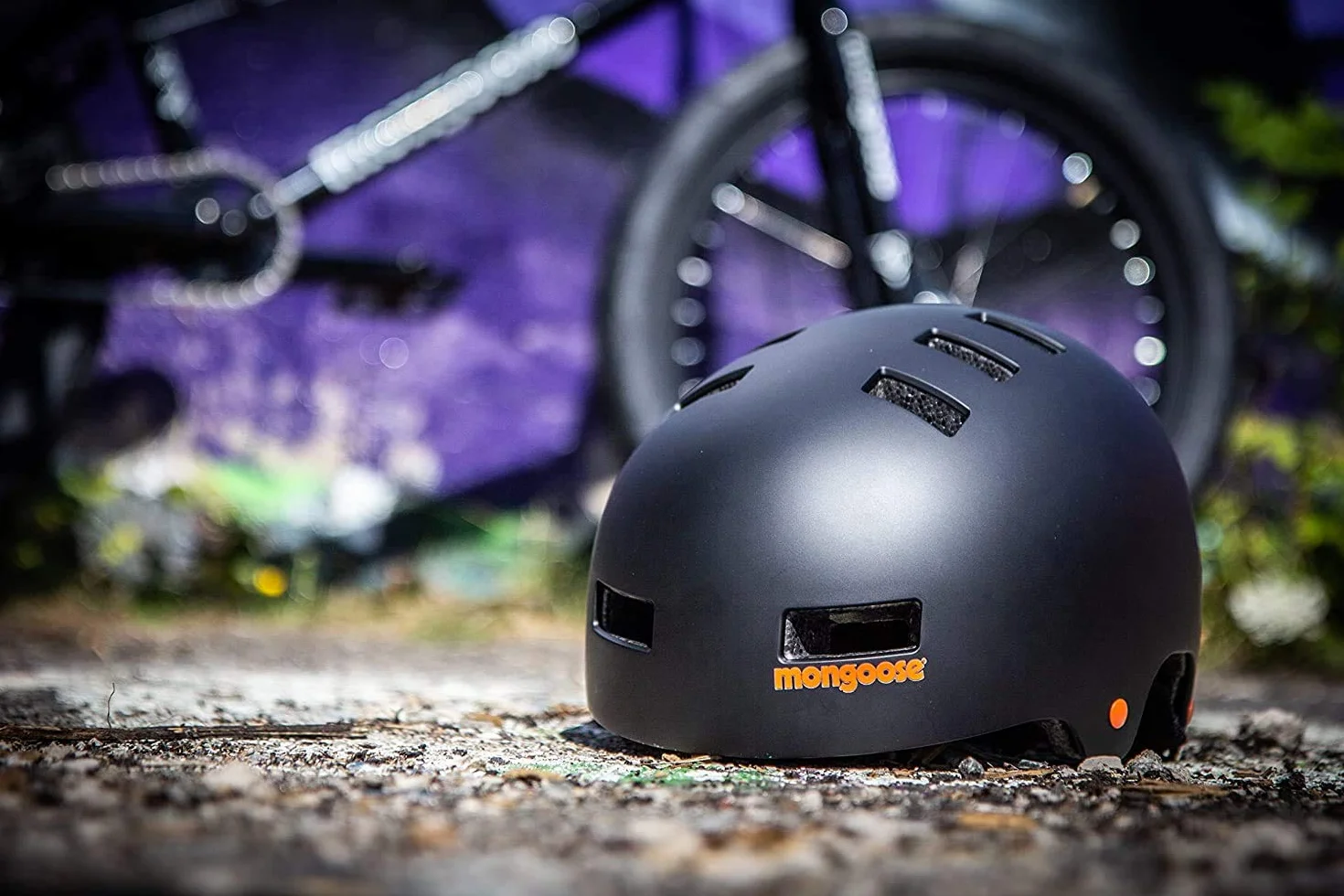 Mongoose Urban Hardshell Helmet for Scooter, BMX, Cycling and Skateboarding Unisex-Adult