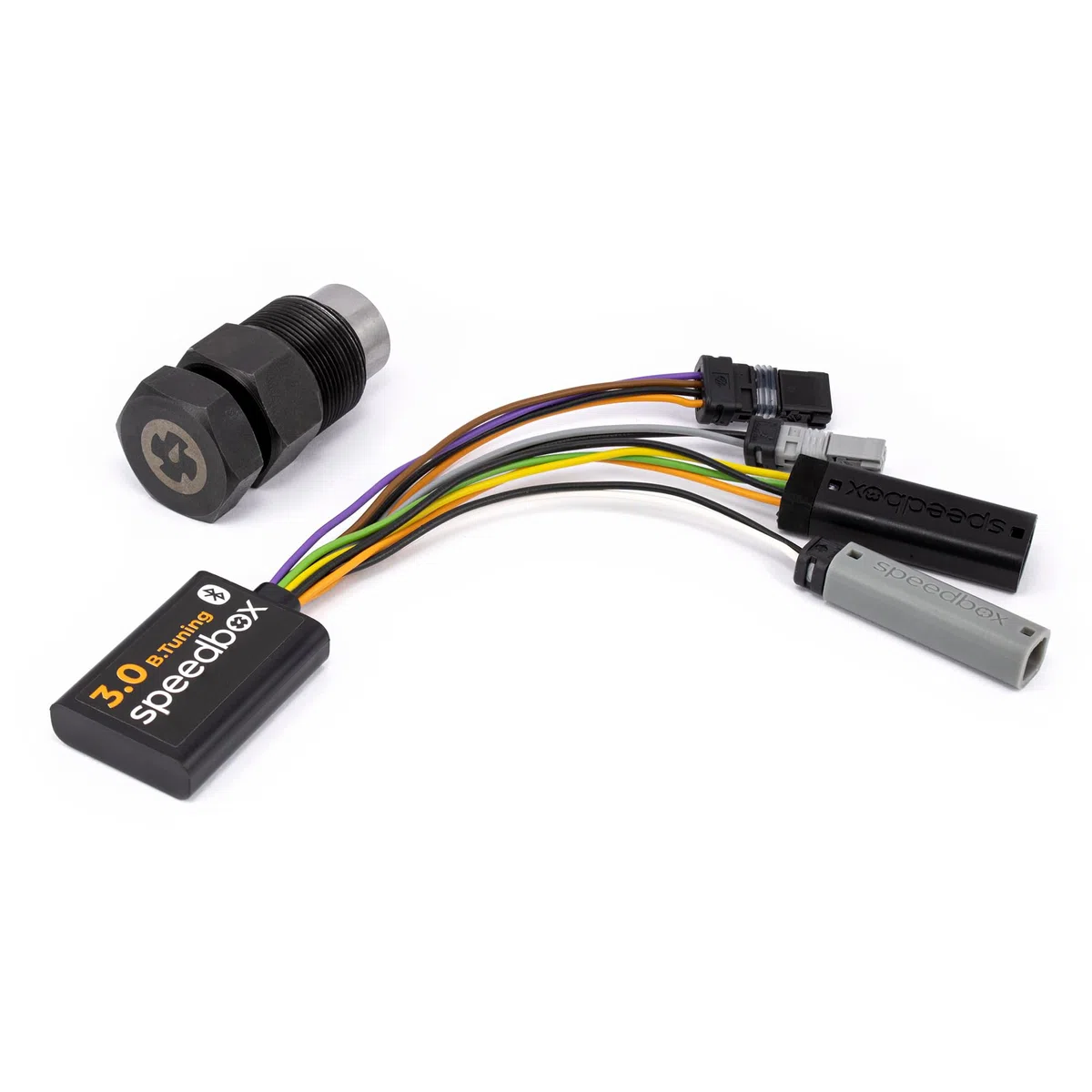 SpeedBox 3.0 B.Tuning avec Bluetooth + extracteur de manivelle, Compatible avec Moteurs Bosch 2017–2025, Puce de Tuning Premium & SpeedBox App