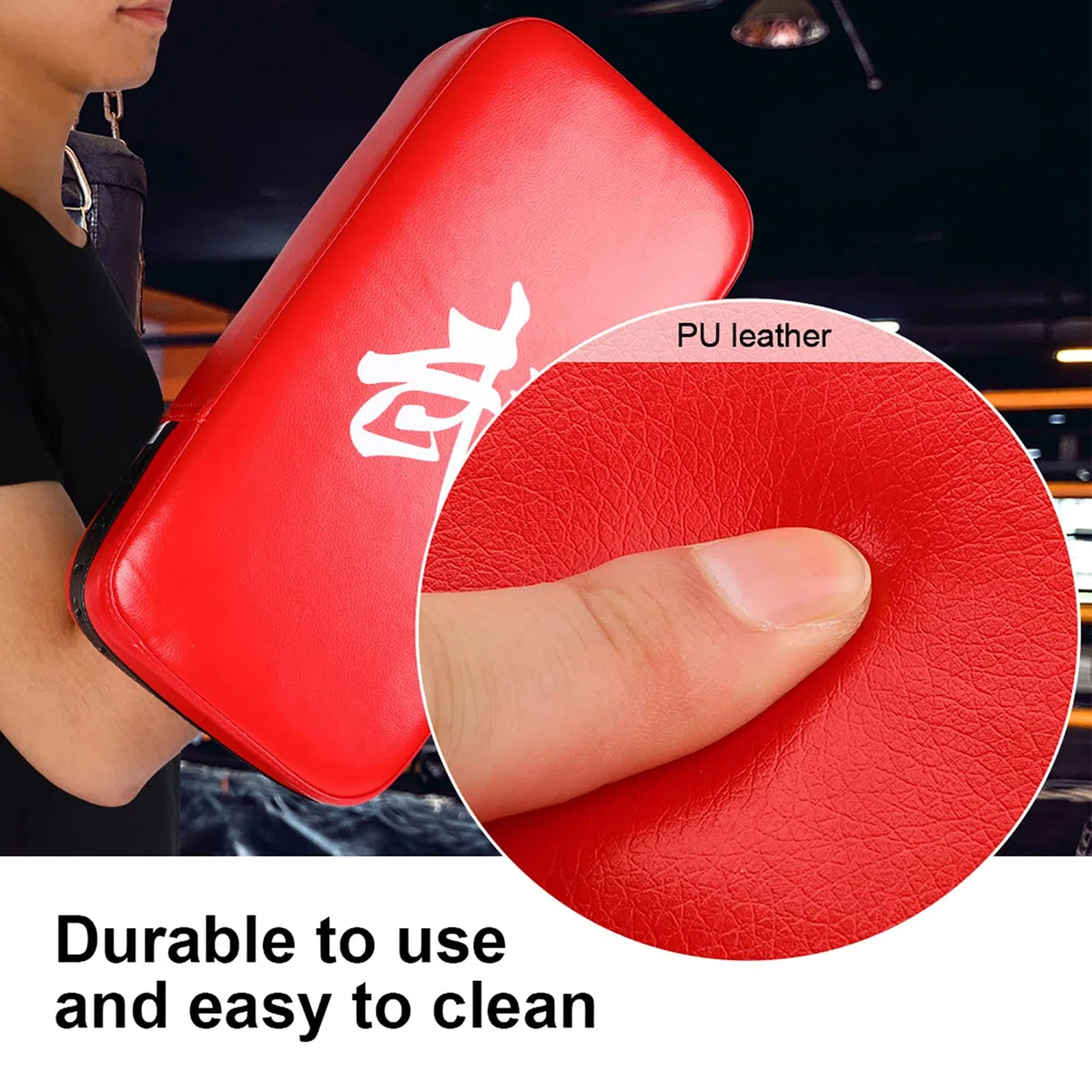 Coussinets de Frappe en Cuir PU pour Enfants et Adultes, Coussinets de Frappe pour Les Pieds et Les Mains pour l'entraînement, Ensemble de Coussinets d'entraînement pour la Boxe, Bouclier de Frappe