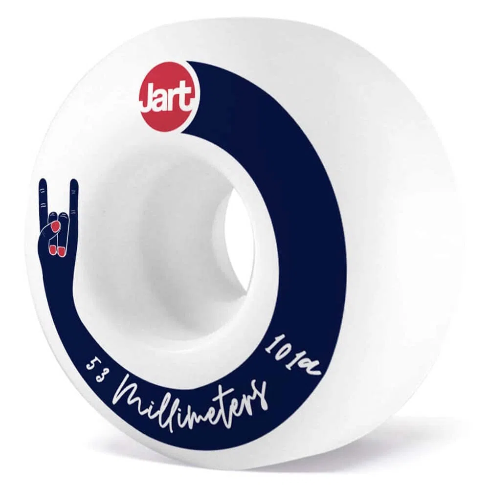 Jart Skate Or Die 53mm 102a Wheels Pack Roues Adultes Unisexe Blanc Taille Unique