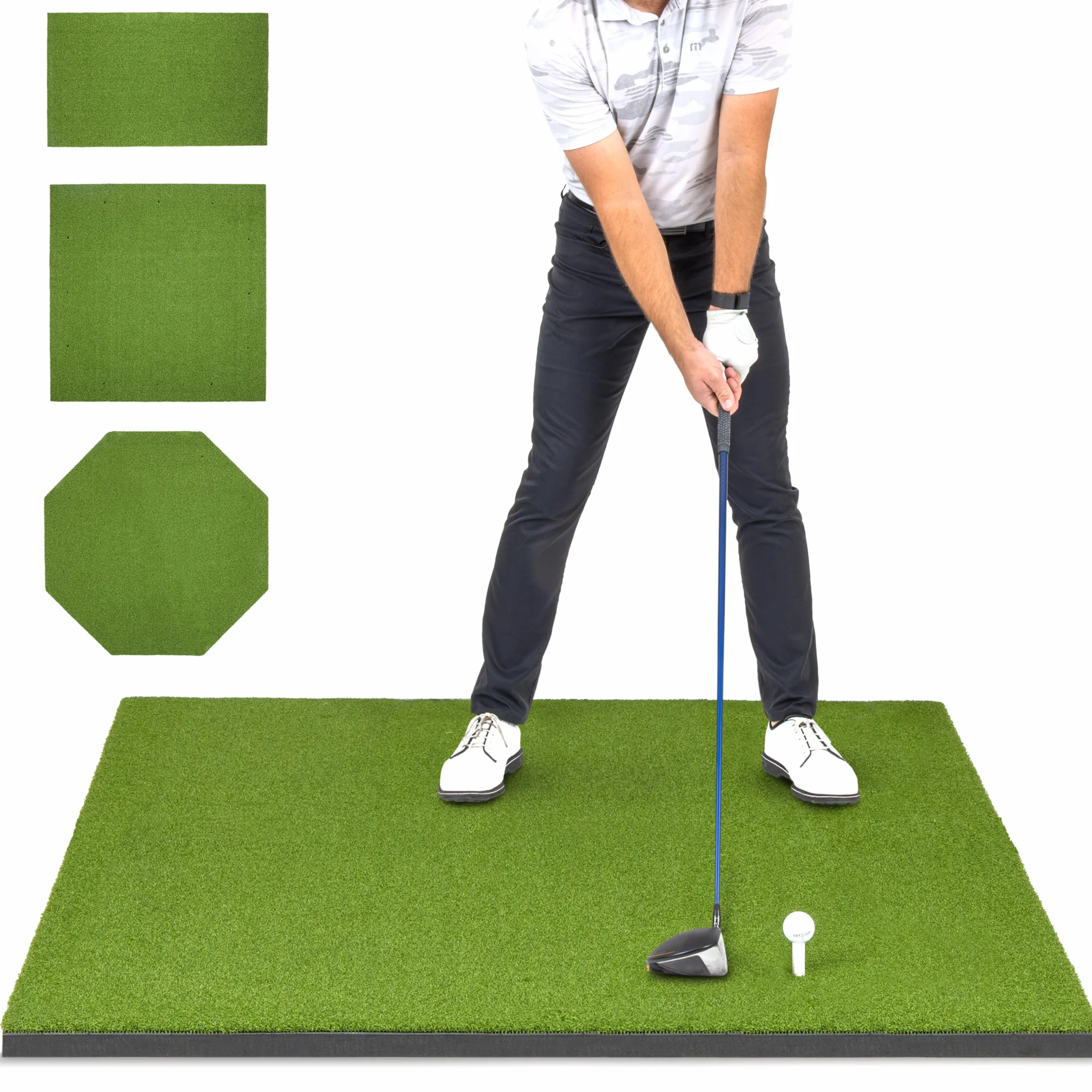 GoSports Tapis de Frappe Pro pour entraînement intérieur/extérieur – Taille au Choix – Tapis de Terrain de Golf pour simulateurs de Golf et entraînement