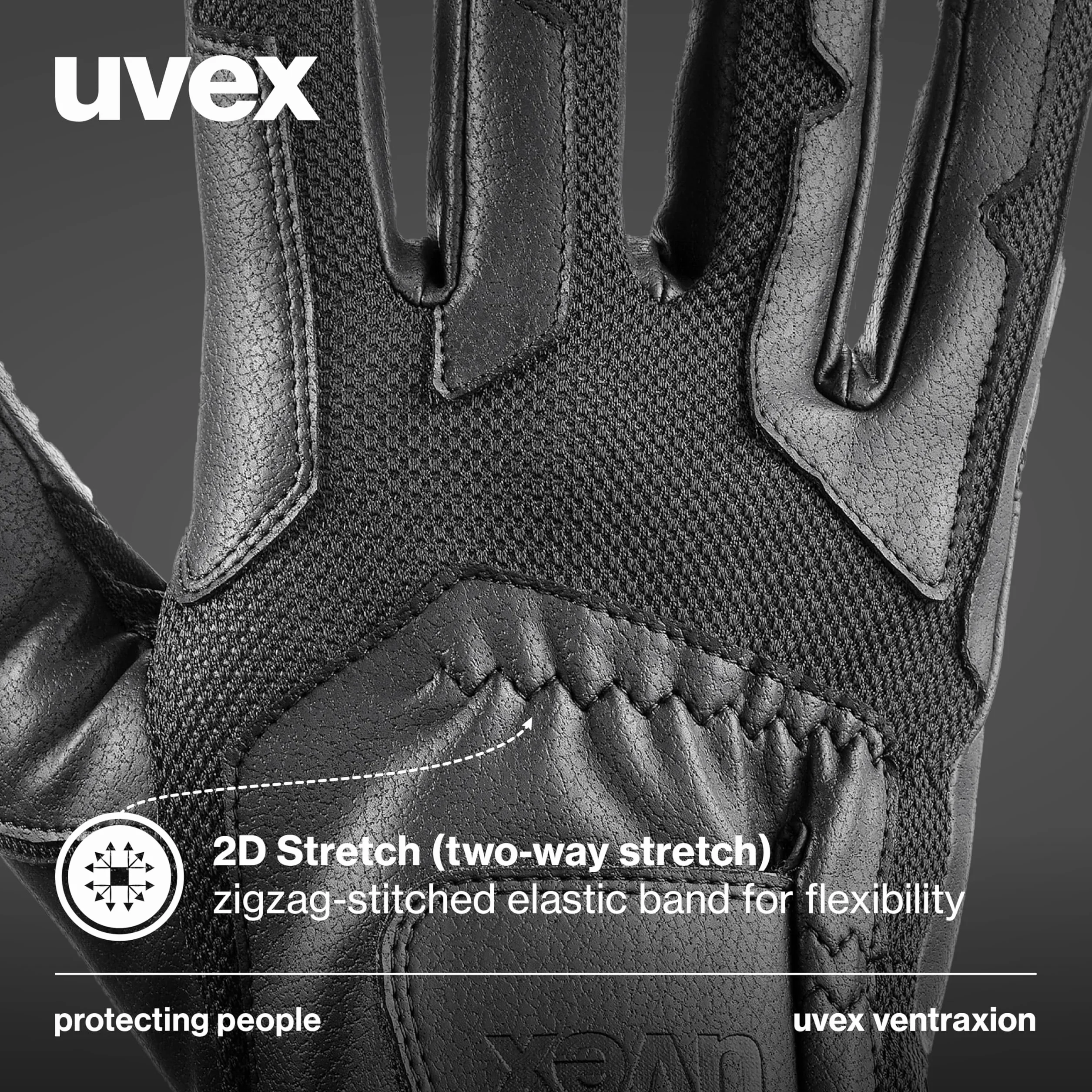 Uvex Ventraxion - Gants d’équitation Flexibles pour Hommes et Femmes - Durable - Ventilation Optimale