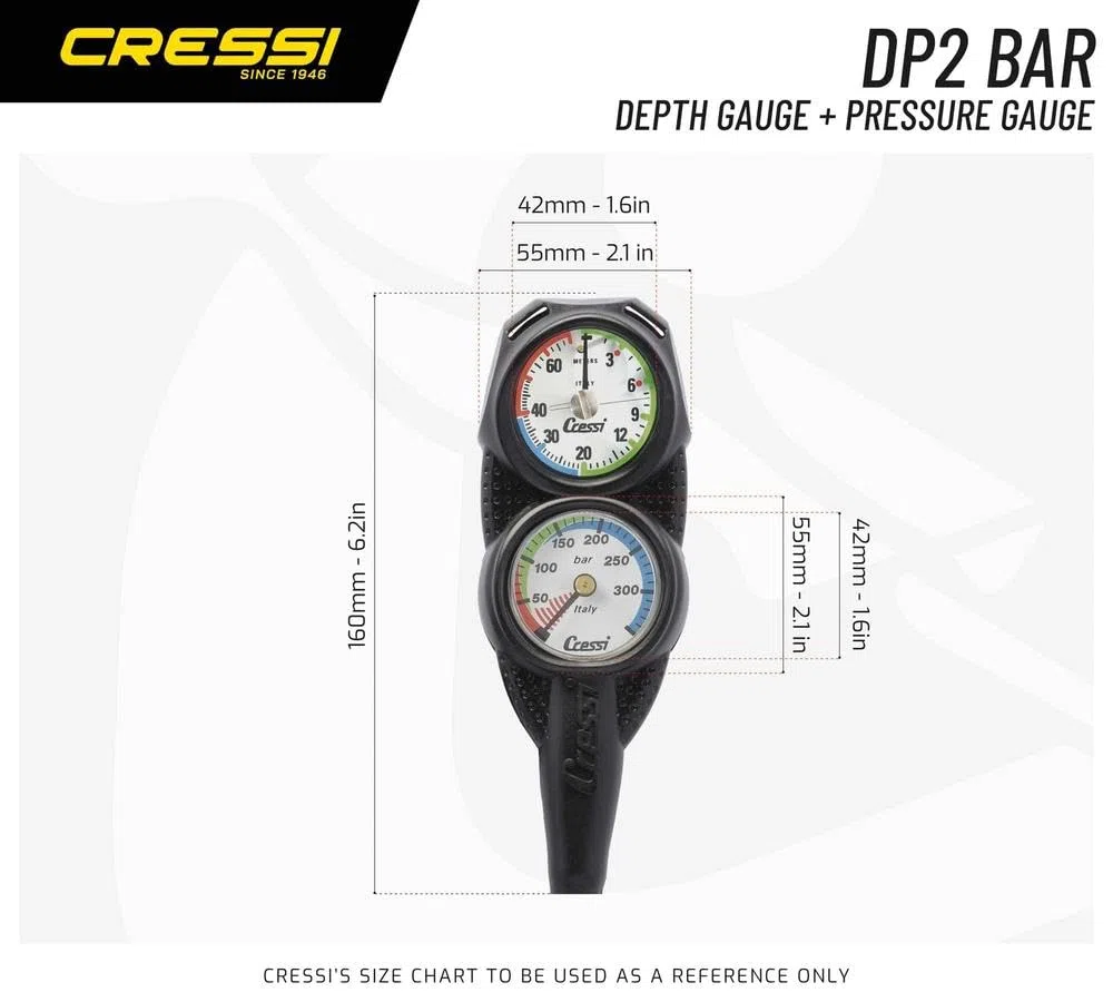 CRESSI Sub S.p.A. Console de plongée Noir