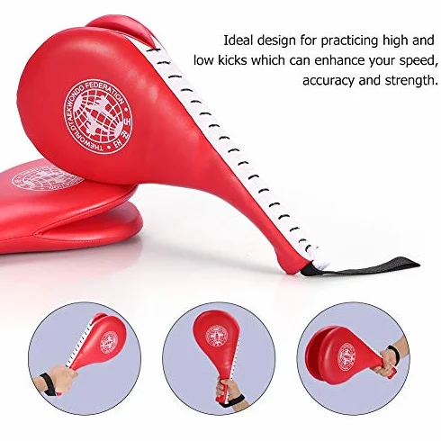 Raquette Tae Kwon Do, Taekwondo Arts Martiaux Boxe, Pad Target PU Dule