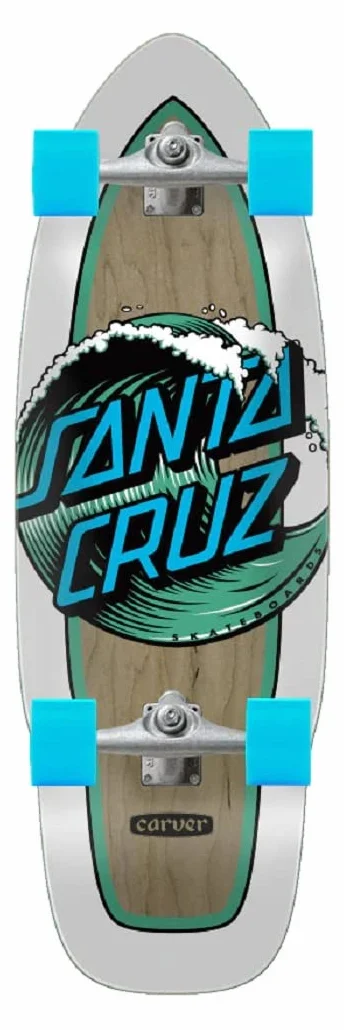 SANTA CRUZ Cruiser Complet Surf Wave Dot Cut Back 9.75 x 29.95 Multicolore