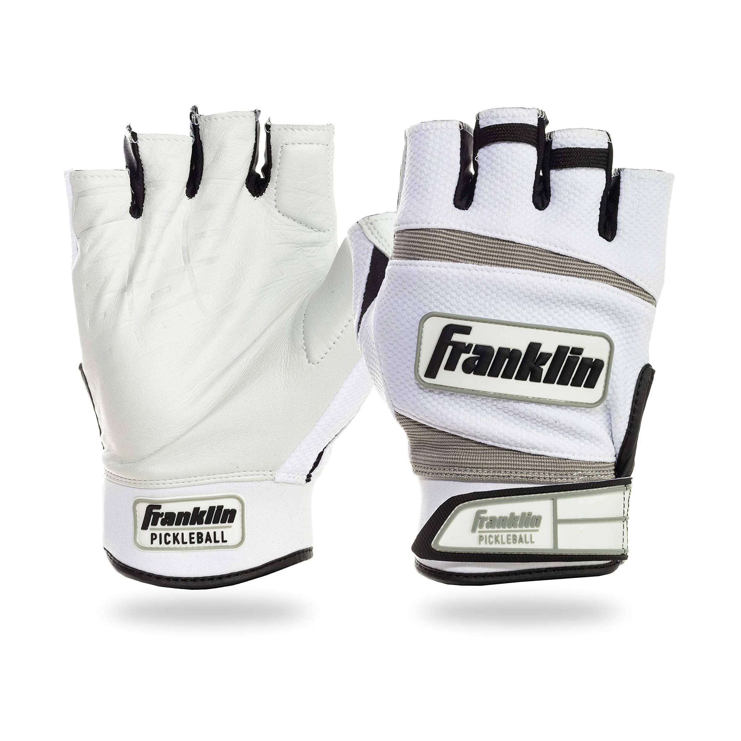 Franklin Sports Gants de Pickleball pour Adultes, pour Homme et Femme, Main Droite et Gauche, Couleur Blanche