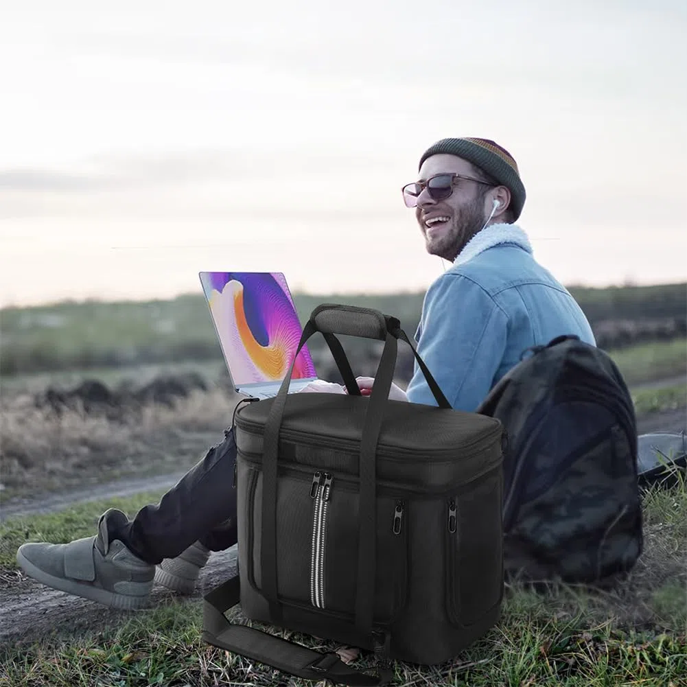 Étui de transport pour station d'alimentation portable Anker SOLIX C1000 - Sac de rangement de voyage avec bandoulière et poignée